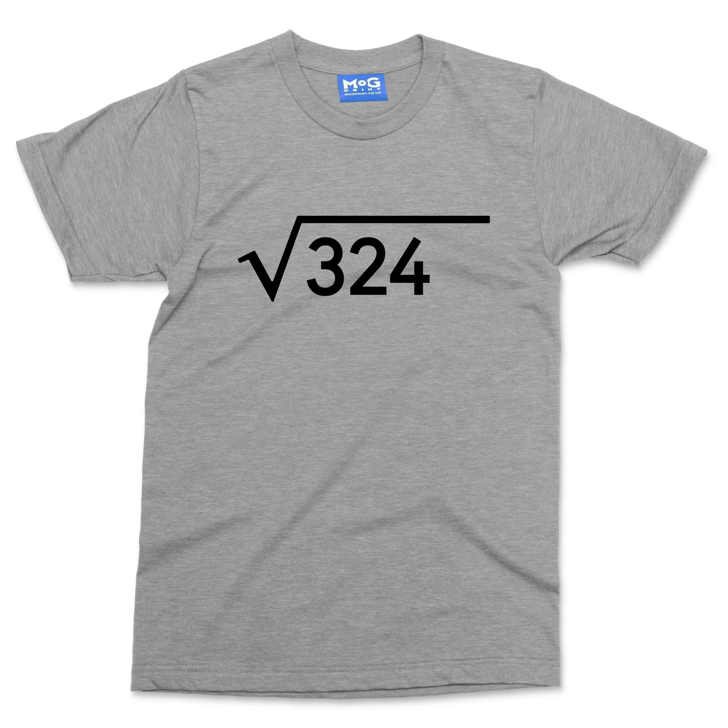 18th Birthday T-shirt Funny Maths Square Root 18 Years Old Celebration Gift Tee - Image 4