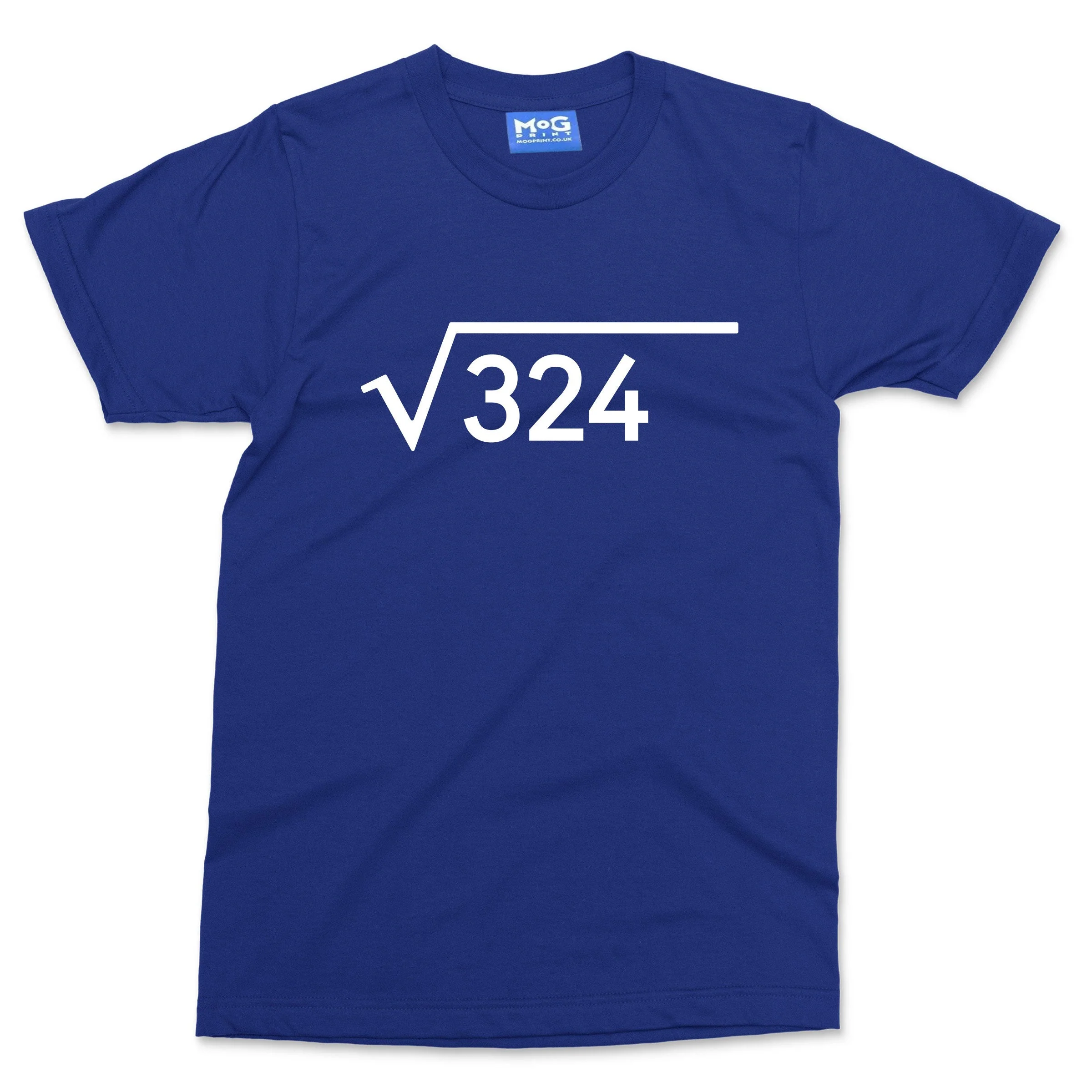 18th Birthday T-shirt Funny Maths Square Root 18 Years Old Celebration Gift Tee - Image 5