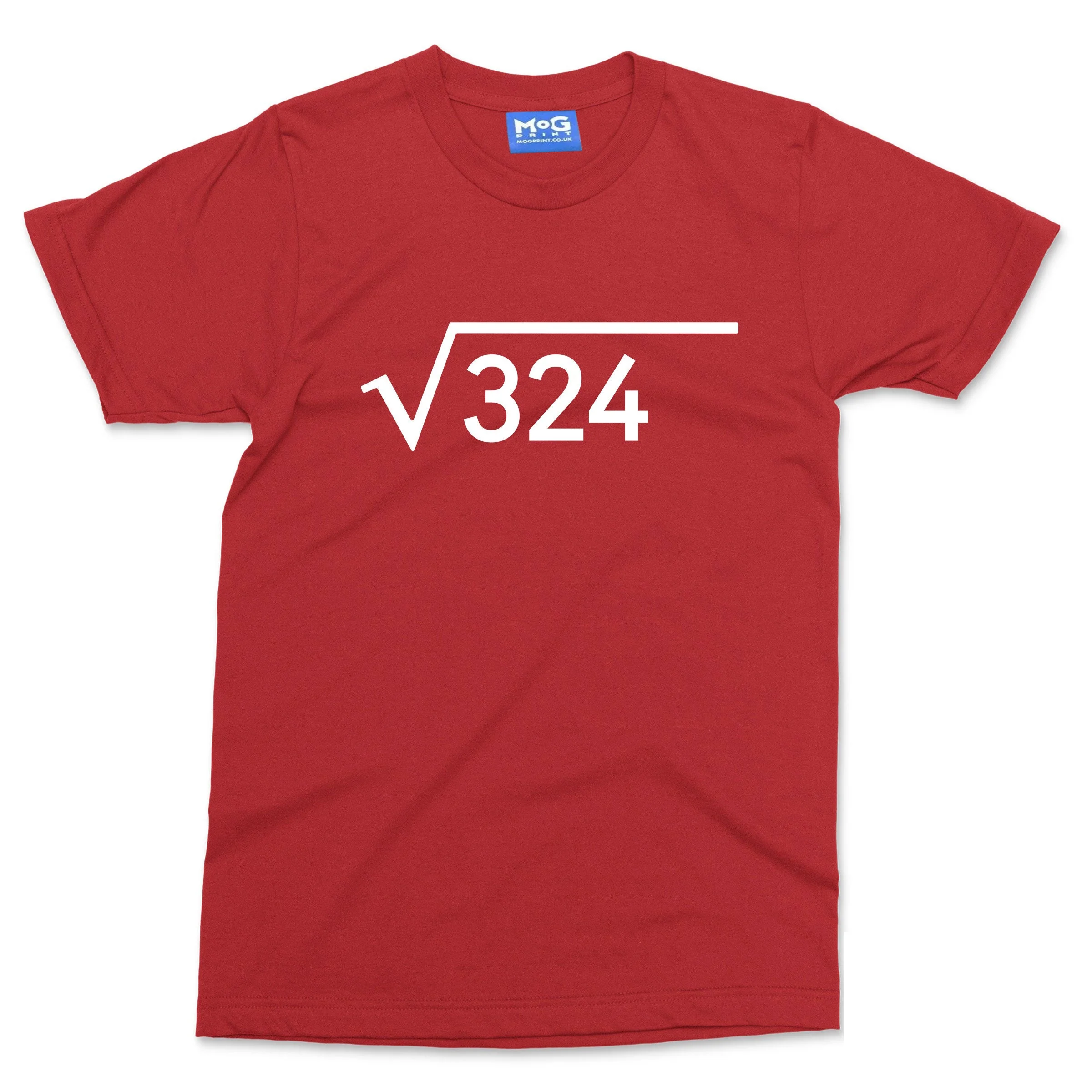 18th Birthday T-shirt Funny Maths Square Root 18 Years Old Celebration Gift Tee - Image 7