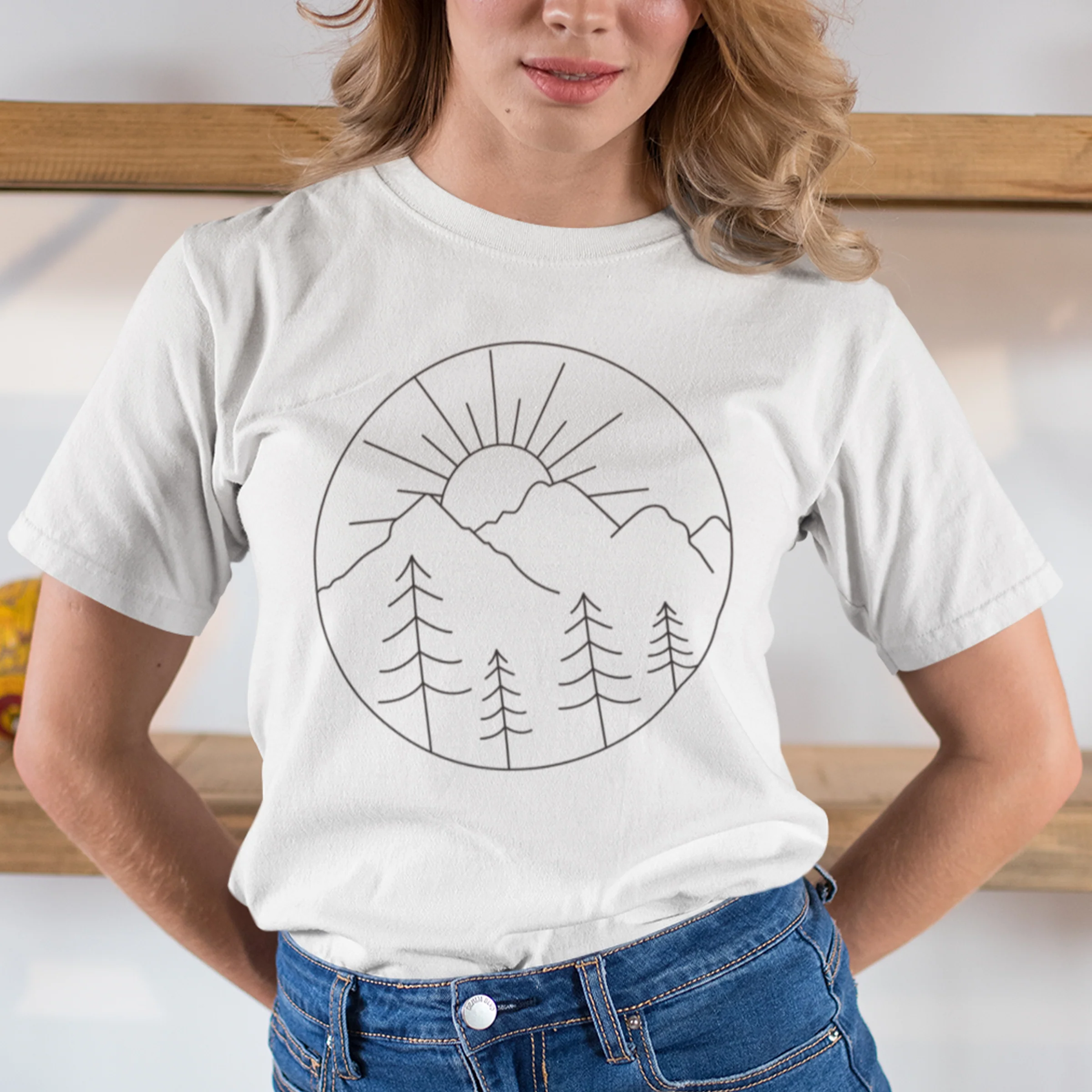 Adventure T-shirt Fun Camping Vacation Holiday Traveling Gift Mountain Hiker Tee - Image 5