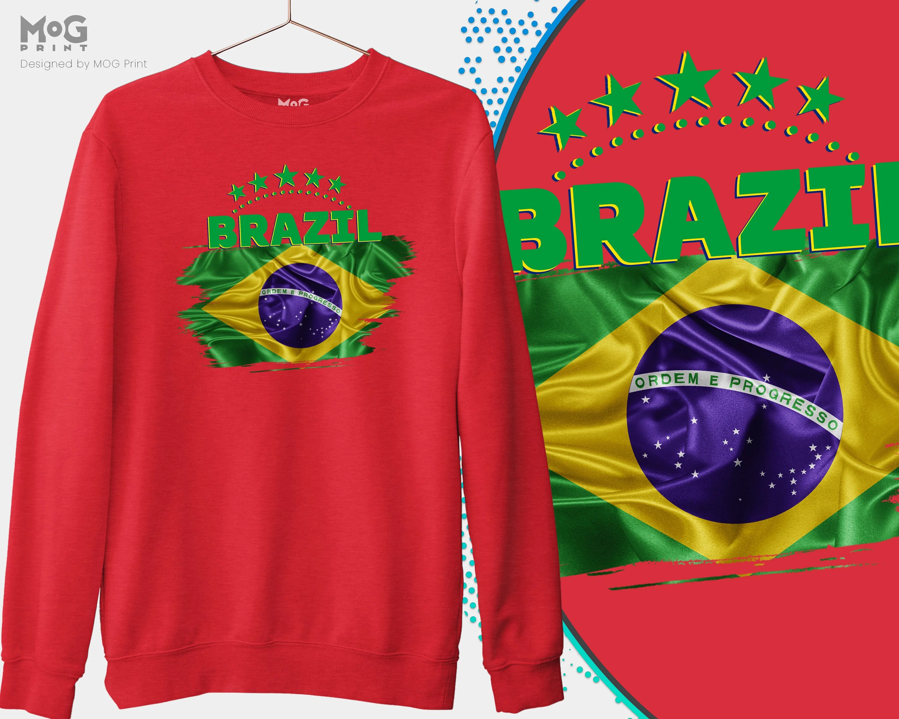 Brazil Football Jumper Copa Do Mundo Brasil Camisa WorId Football Cup Sweatshirt WorId Team Cup Brasília World Football Cup Brasil Flag - Image 4