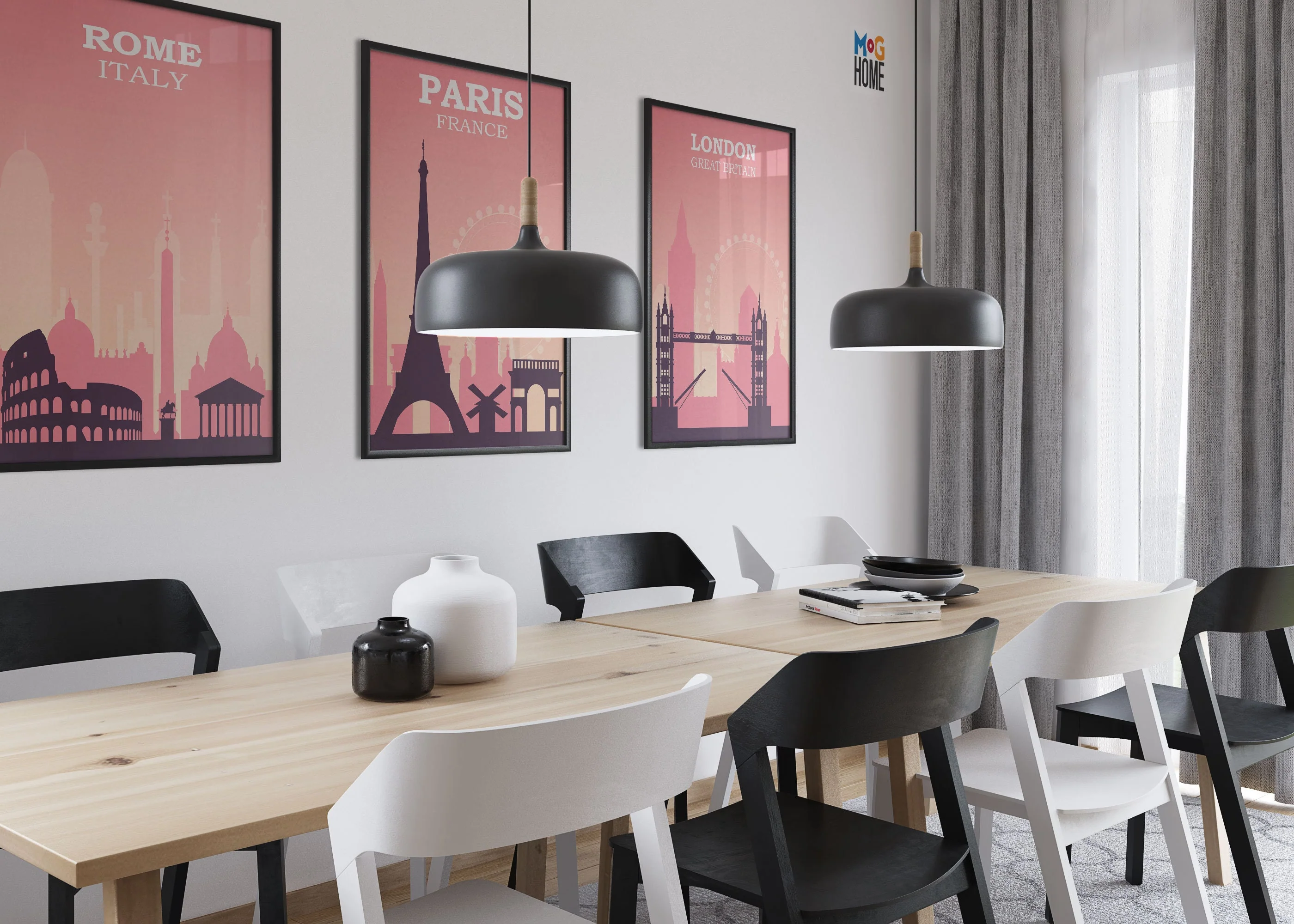 City Travel Poster Wall Art Collection, Travel Print, World Travel Poster, Landmarks Home Decor, Gift Present Posters A4 A3 A2 A1 A0 HD - Image 5