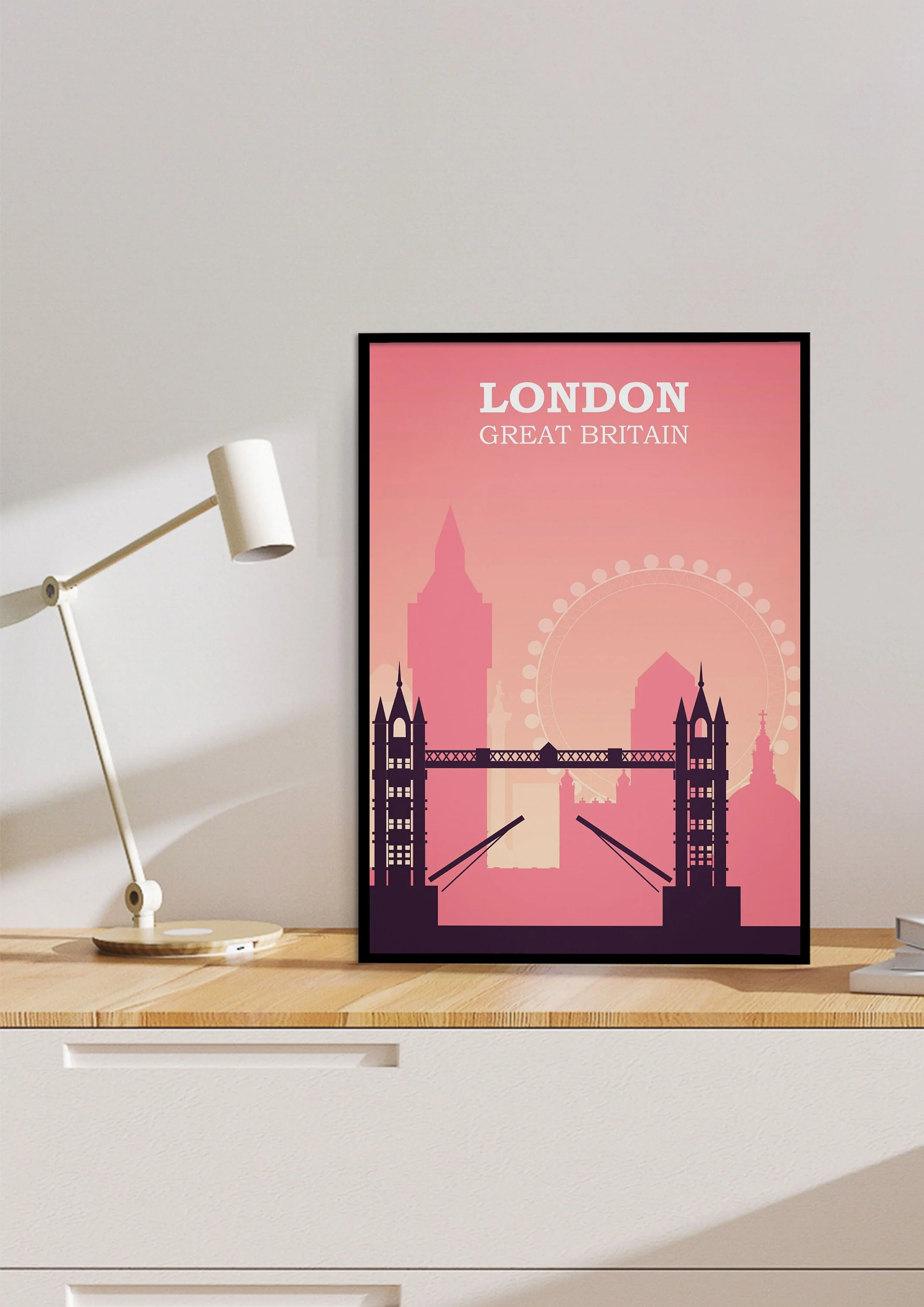 City Travel Poster Wall Art Collection, Travel Print, World Travel Poster, Landmarks Home Decor, Gift Present Posters A4 A3 A2 A1 A0 HD - Image 6