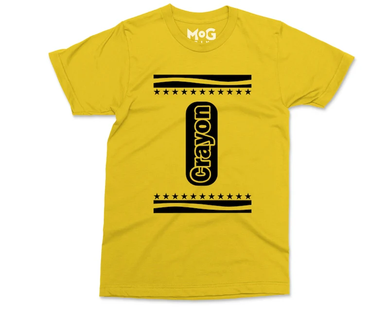 Crayon T-Shirt World Book Day Costume Fancy Dress Tee New Kids Book Day Crayola Crayons Drawing TShirt Crayon Fancy Dress Costume Tee Top UK - Image 9