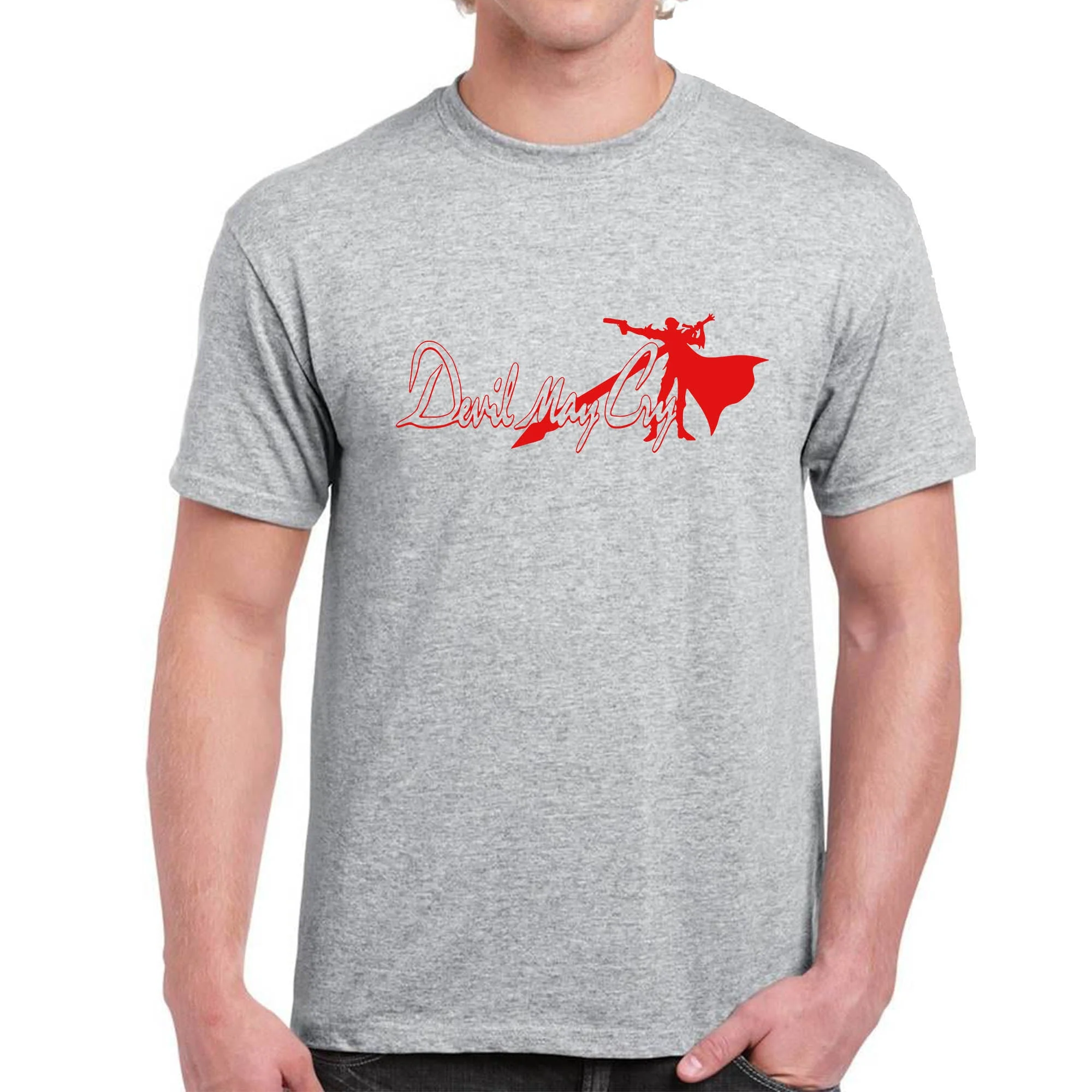 Devil May Cry Logo T-shirt Retro Gamer Tee Cool Gaming Graphic Top - Image 3