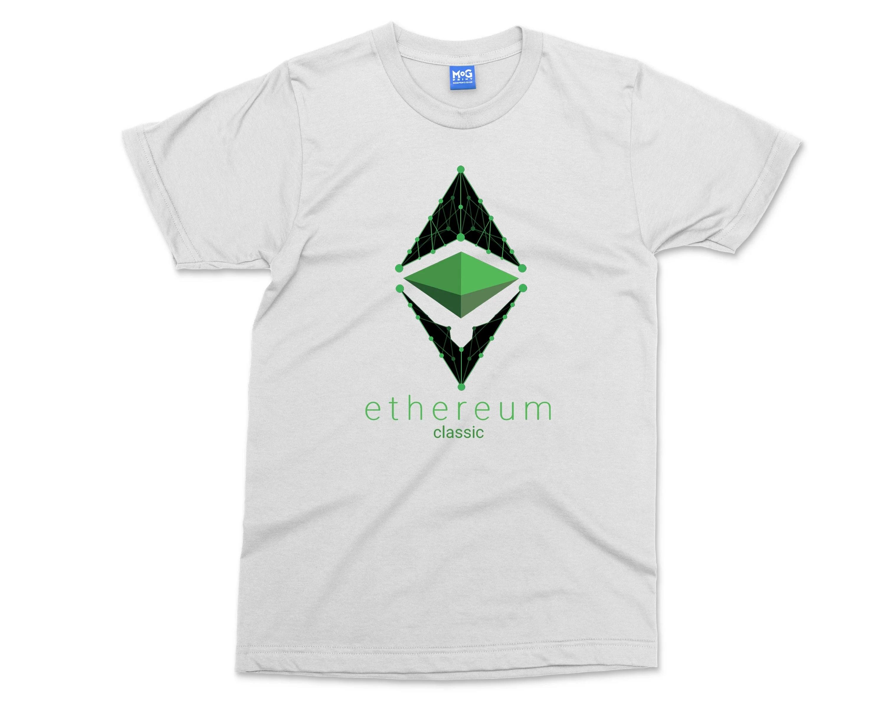 Ethereum Logo Classic T-shirt ETC Blockchain Crypto Investor Gift Network Digital Platform Cryptocurrency Ethereum Trader Gift Investing Tee - Image 3
