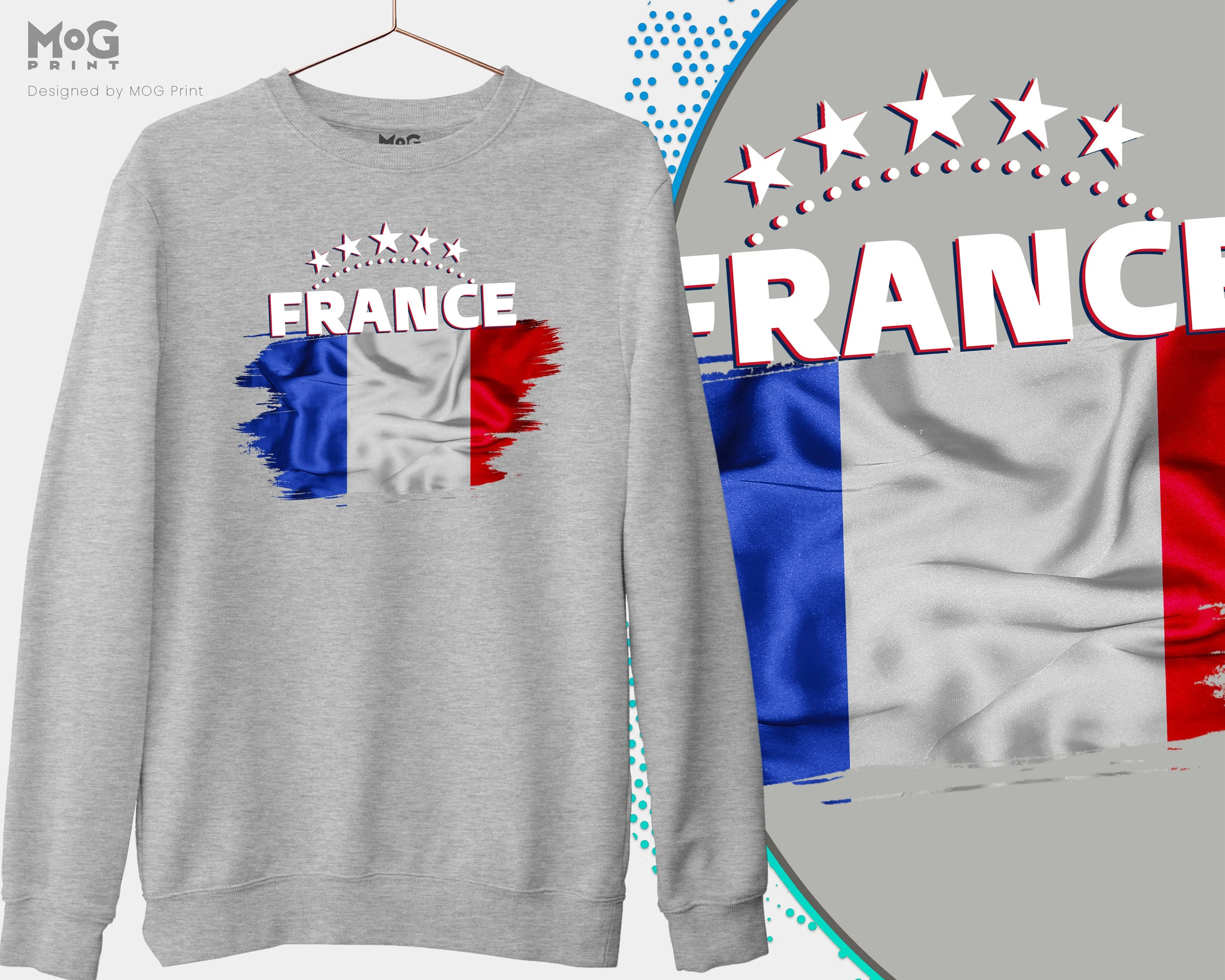France Coupe du Monde WorId Cup Football Jumper, France Football Sweat Shirt WorId Cup France Football Cup Tee French Les Bleus Flag Jumper - Image 3