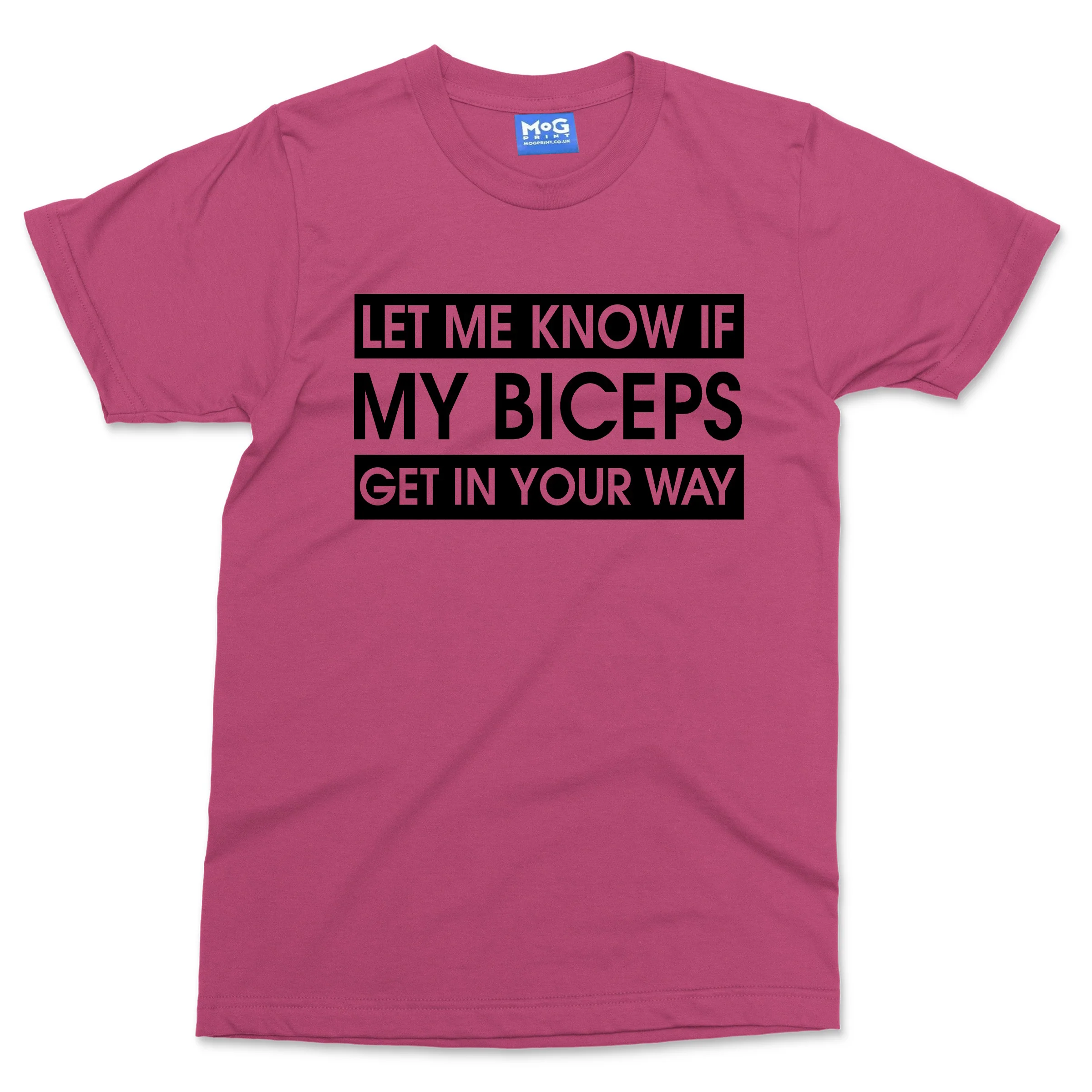 Funny Biceps Joke Men's GYM T-shirt Weightlifting Training Gift Fitness Slogan - Image 7