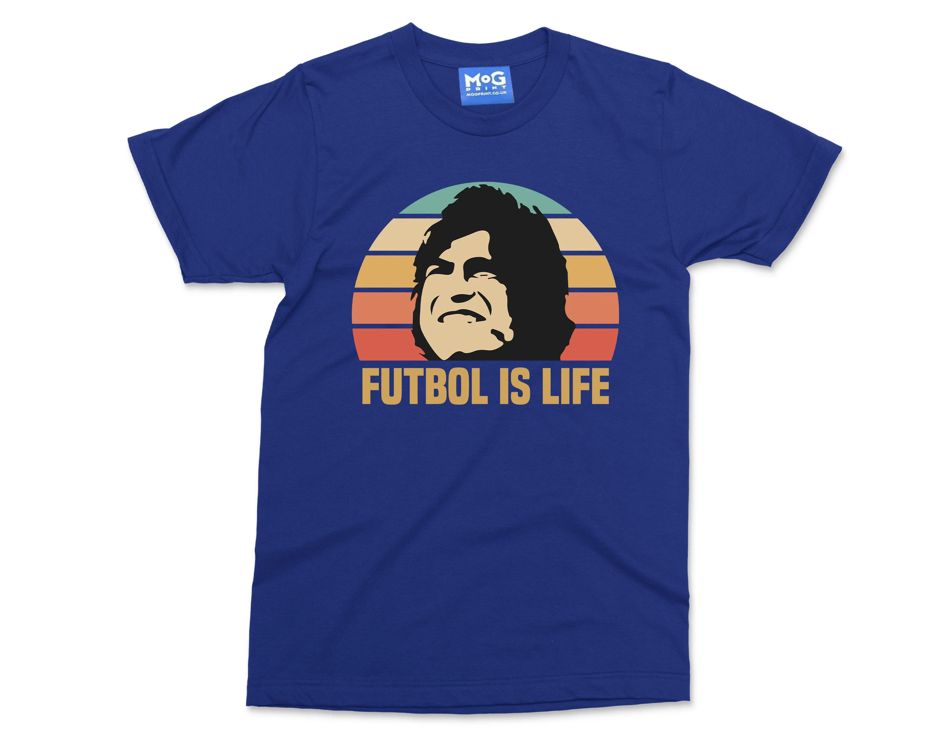 Futbol Is Life T-Shirt Retro Vintage Footballer Soccer Gift Unisex Football Tee - Image 4