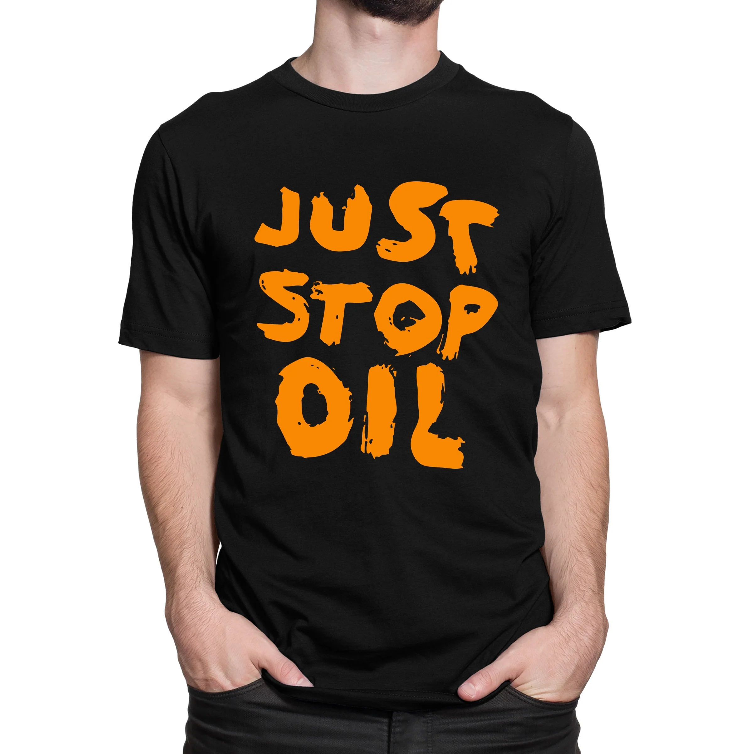 Just Stop Oil T-shirt Environmental Save Earth Activist Protest March Gift Tee