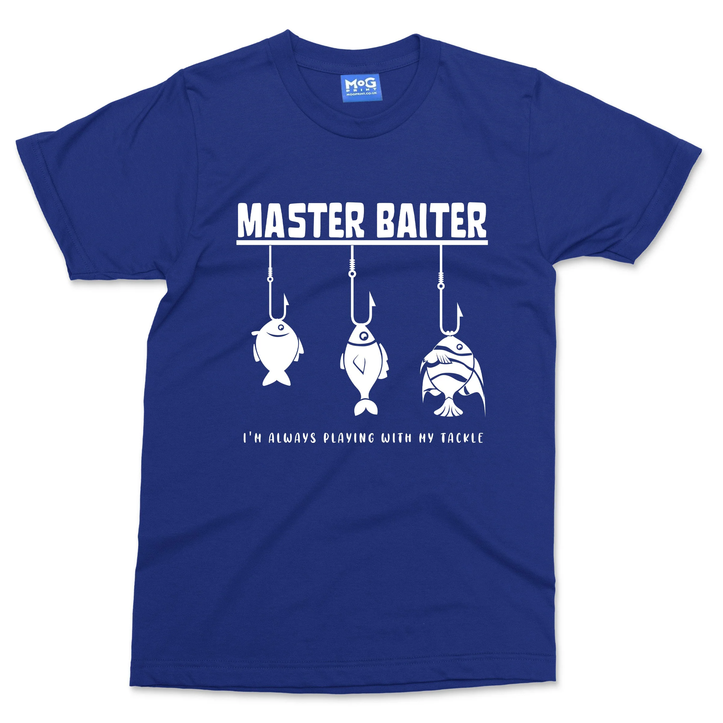 Master Baiter Fishing T-shirt Funny Fisherman Gift Fish Angler Angling Catch Dad - Image 11