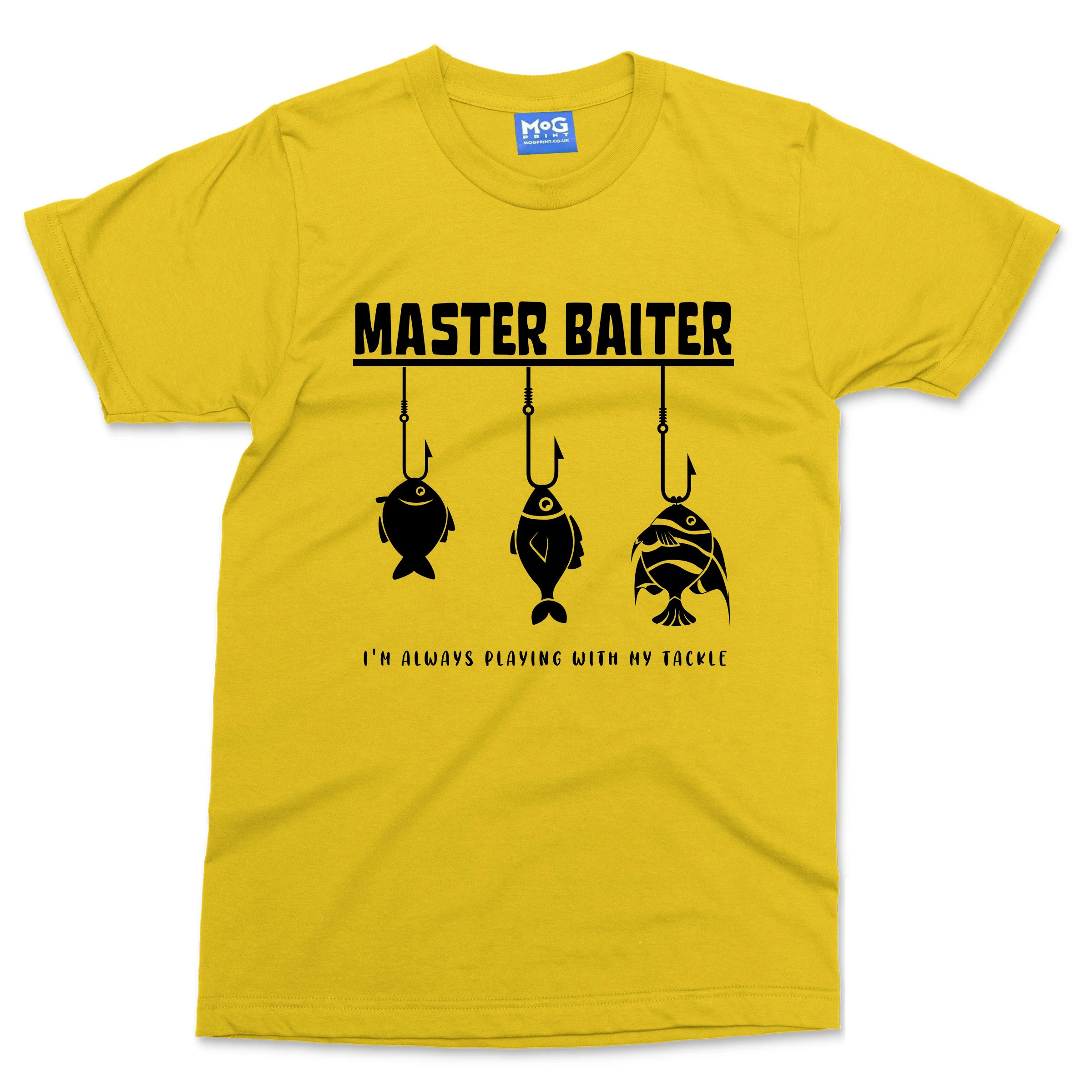 Master Baiter Fishing T-shirt Funny Fisherman Gift Fish Angler Angling Catch Dad - Image 12