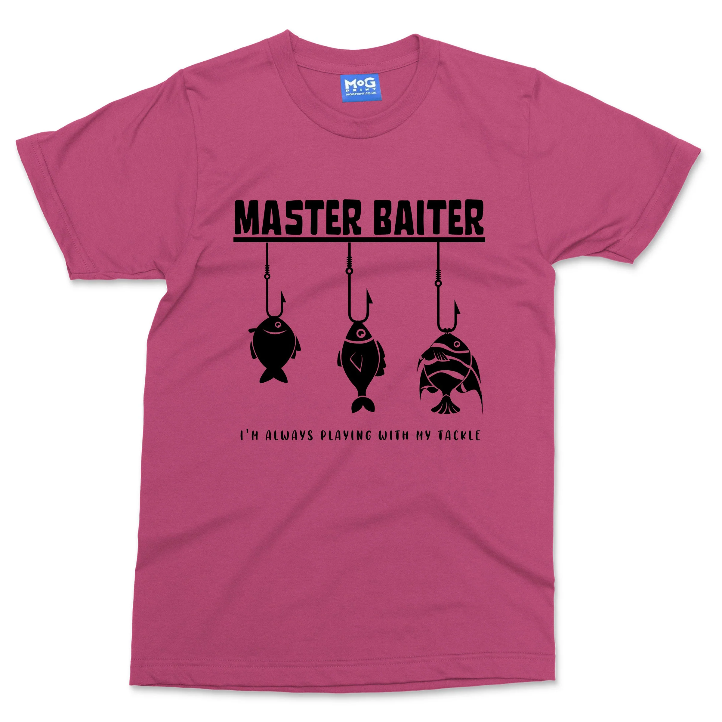 Master Baiter Fishing T-shirt Funny Fisherman Gift Fish Angler Angling Catch Dad - Image 9