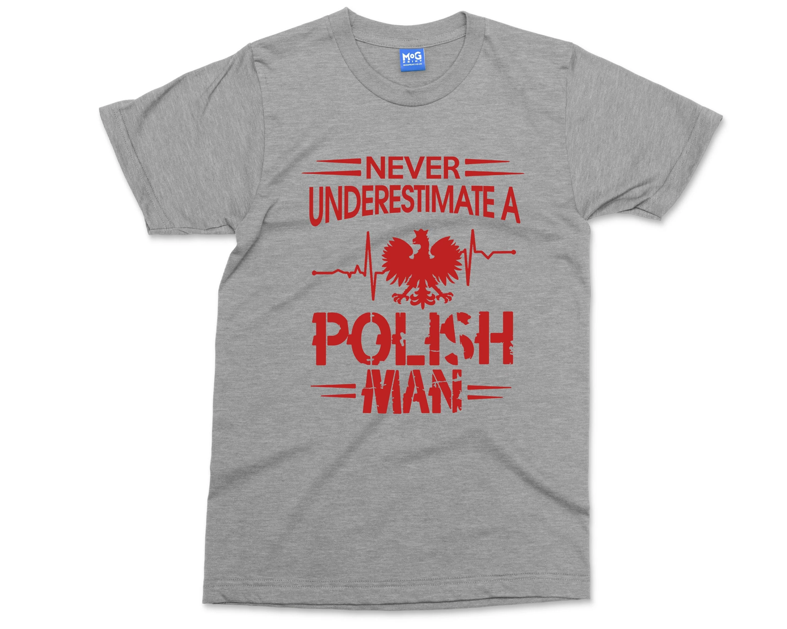 Polish Man T-shirt Never Underestimate a Polish Man shirt Funny Slogan Poland Country Love Citizen Gift For Him Quote T shirt - Image 4