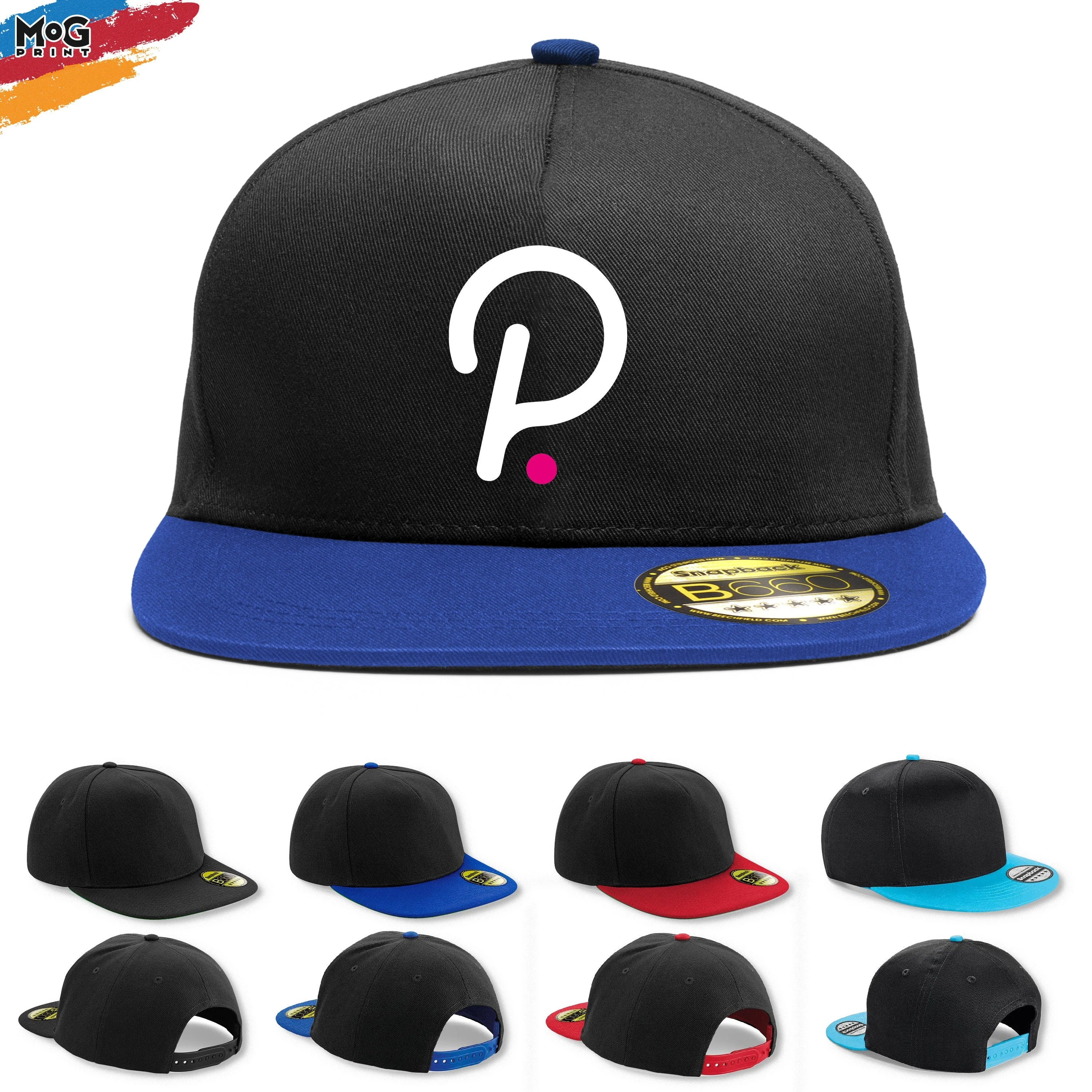 Polkadot Logo Crypto Snapback Hat, Dot Cryptocurrency Investor, Polkadot Trader, Polkadot Hat, Hodl Blockchain Technology, Gift Hat - Image 3