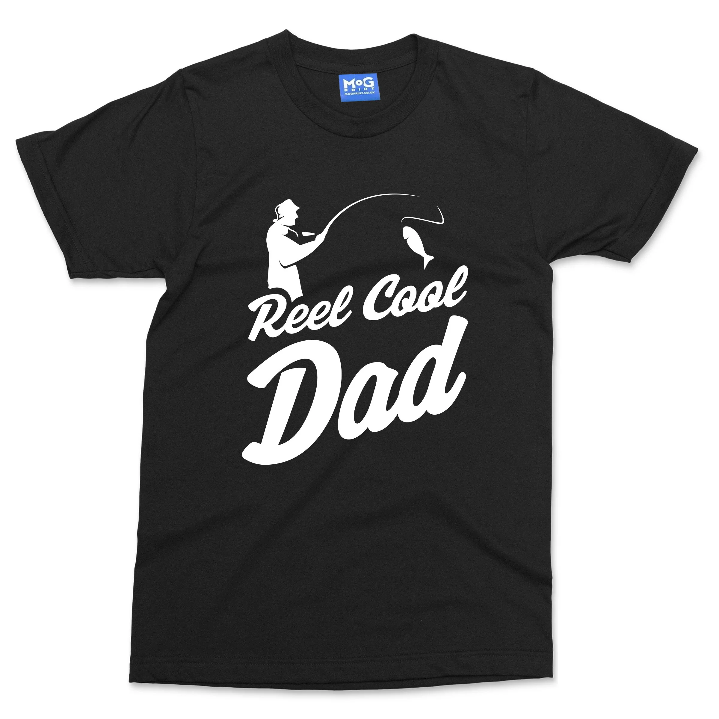 Reel Cool Dad T-shirt Funny Father's Fishing Camping Gift Angling Fisherman Tee - Image 3