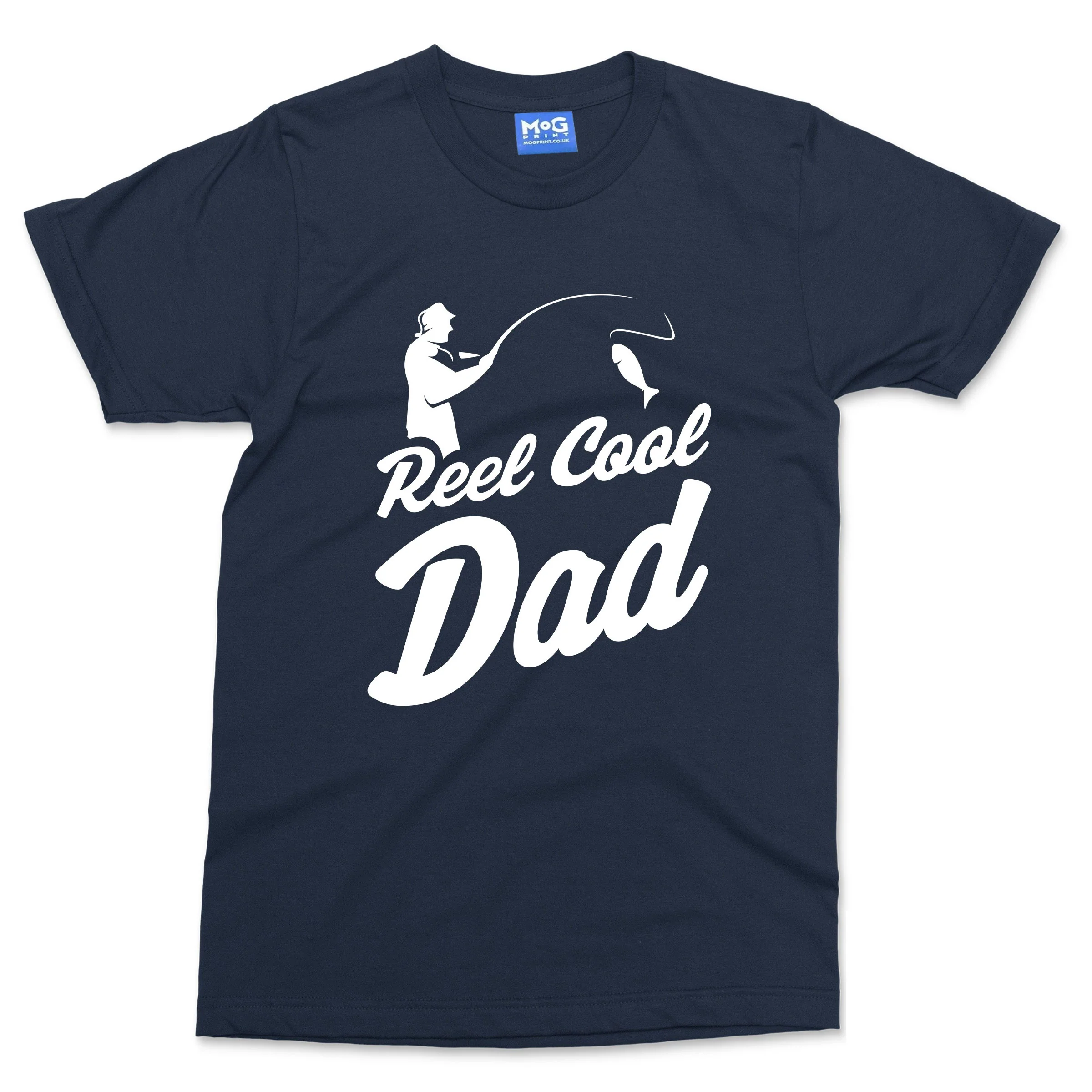 Reel Cool Dad T-shirt Funny Father's Fishing Camping Gift Angling Fisherman Tee - Image 4