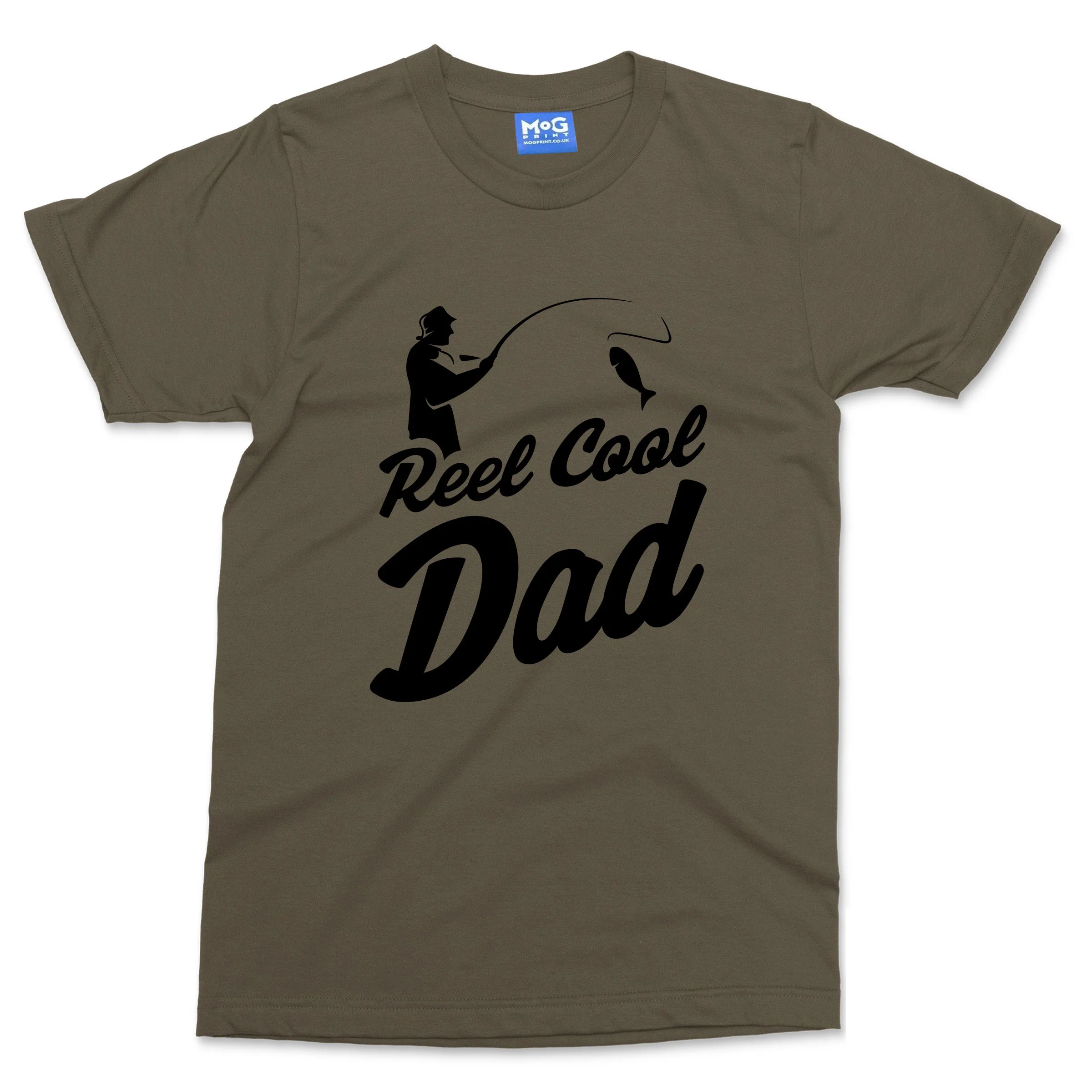 Reel Cool Dad T-shirt Funny Father's Fishing Camping Gift Angling Fisherman Tee - Image 6