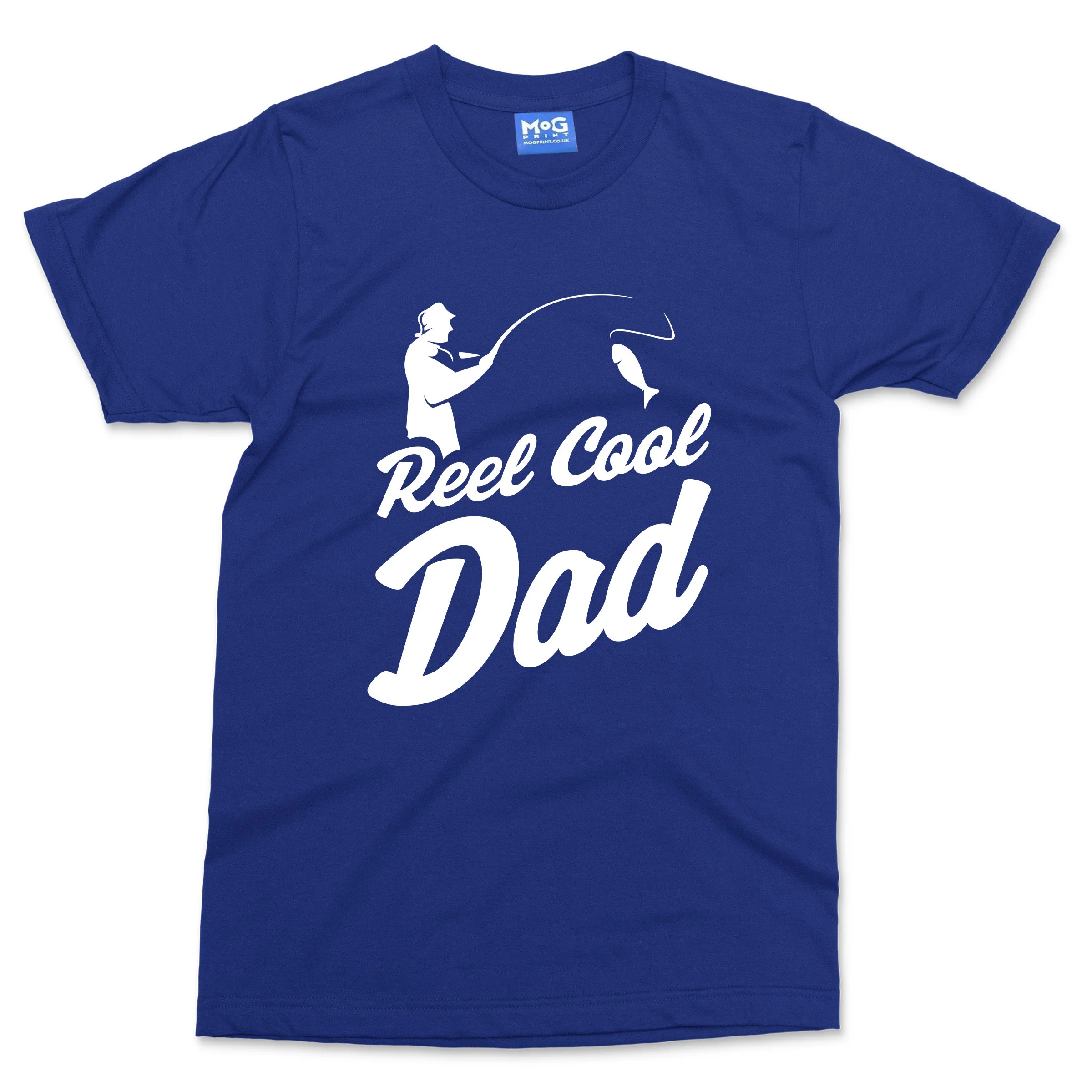 Reel Cool Dad T-shirt Funny Father's Fishing Camping Gift Angling Fisherman Tee - Image 9