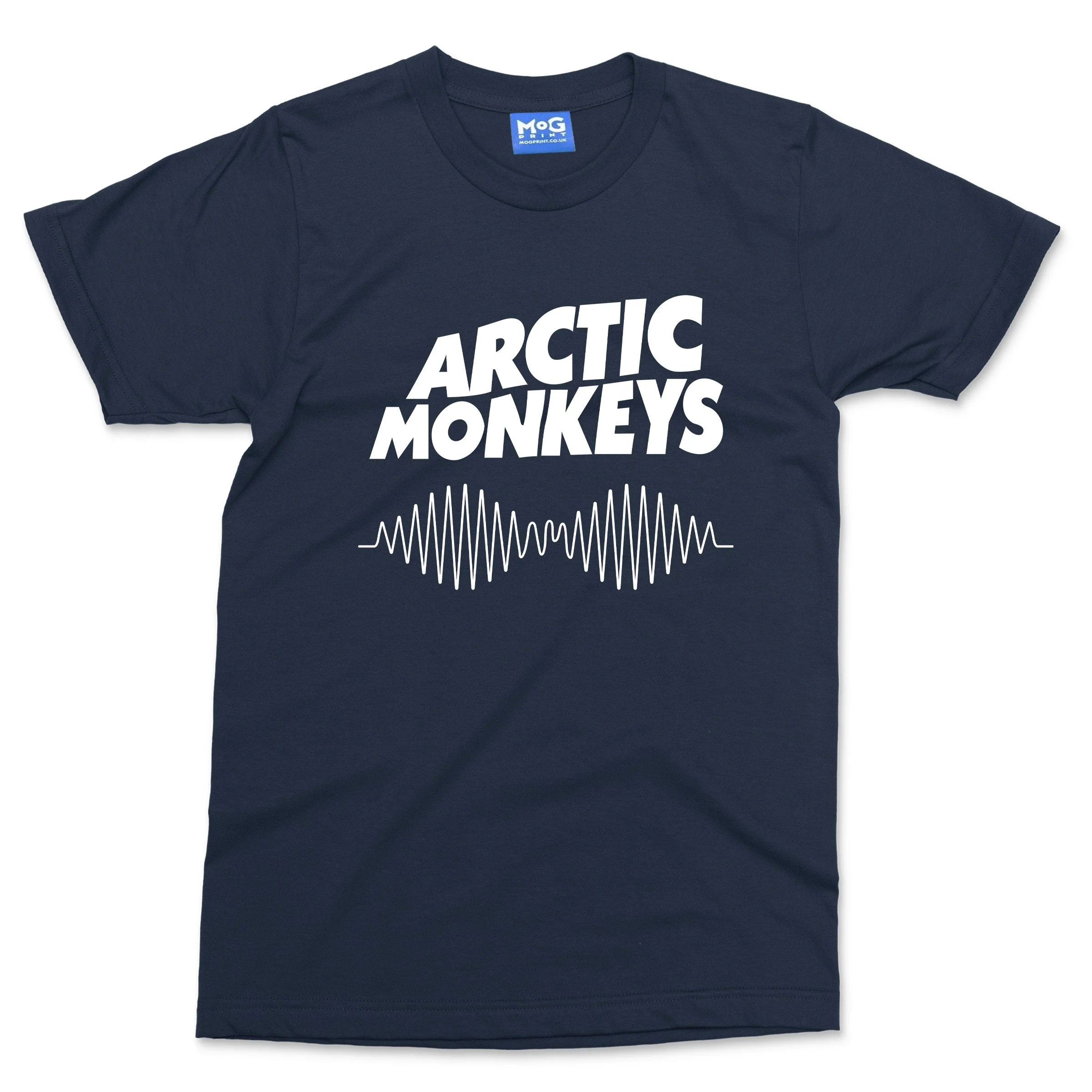 Retro Arctic Monkey Logo T-shirt Rock Band Music Festival Concert Gift Rave Top - Image 3