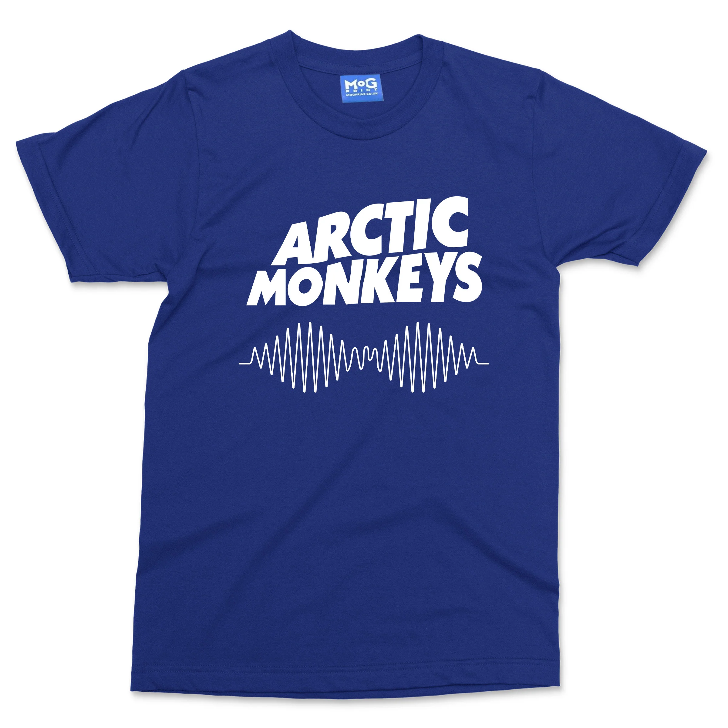 Retro Arctic Monkey Logo T-shirt Rock Band Music Festival Concert Gift Rave Top - Image 5