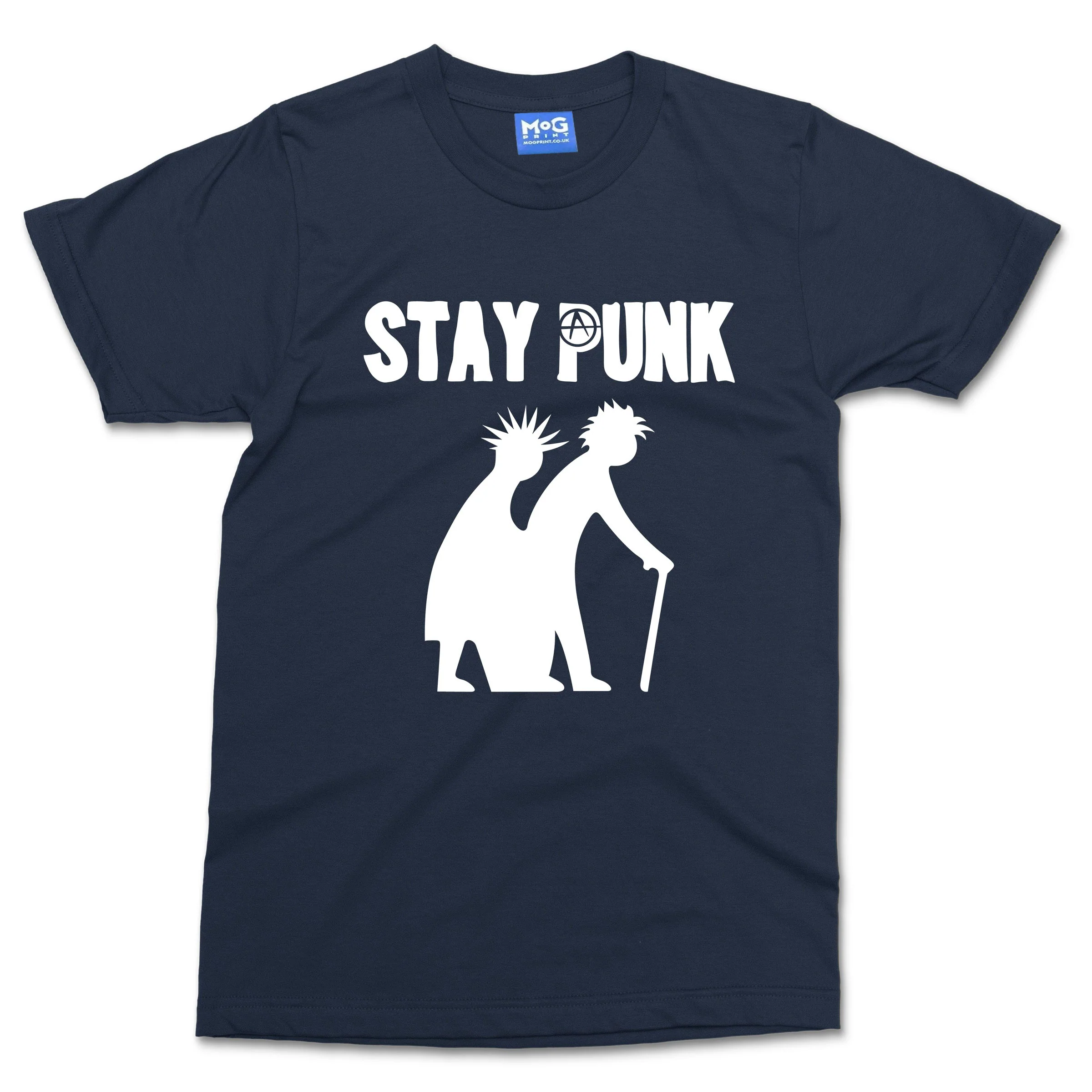 Retro Cool Stay Punk T-shirt Rock Festival Music Concert Rockstar Fashion Dress - Image 3