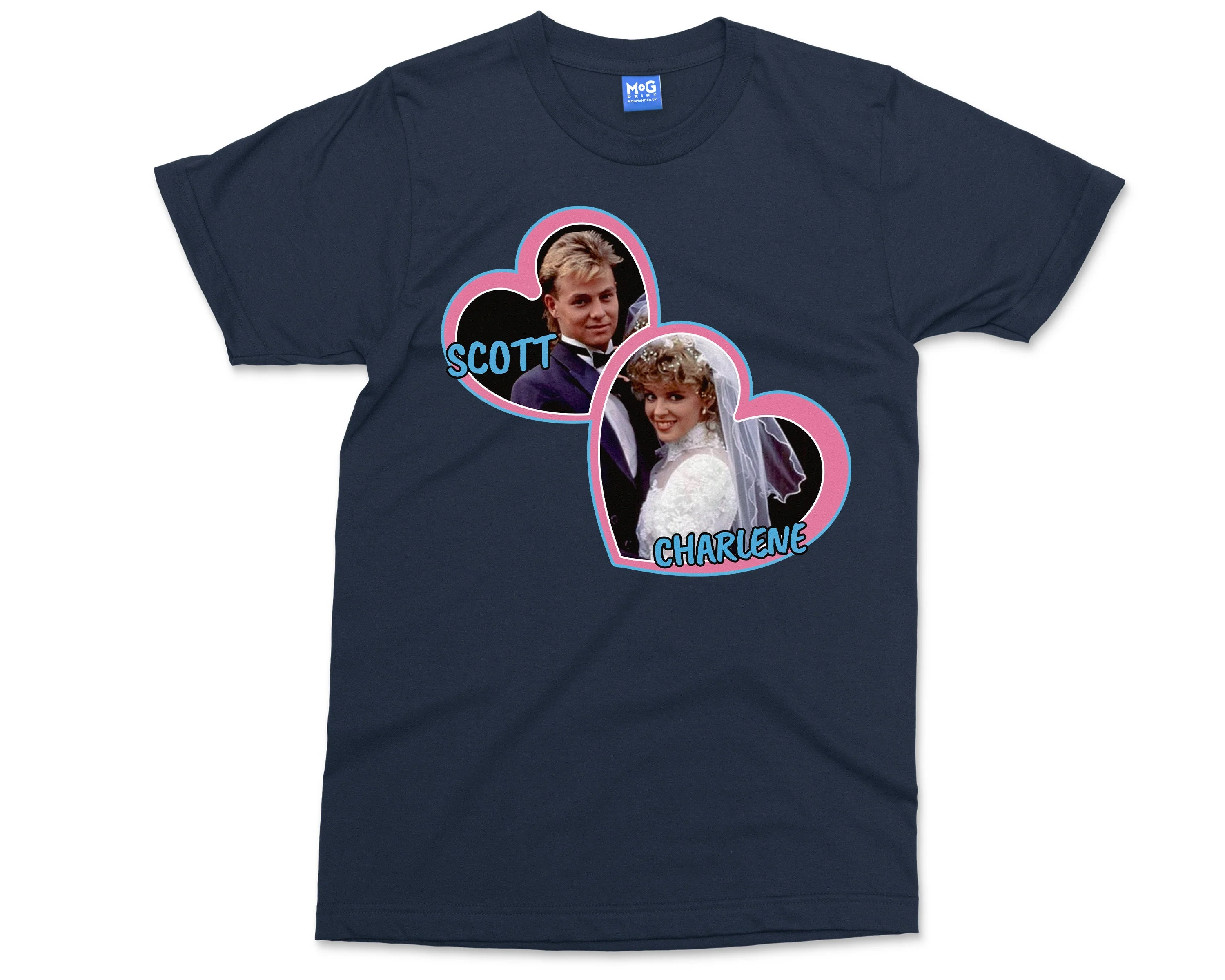 Scott and Charlene Wedding T-shirt, Funny Neighbours Inspired, Retro Vintage Rock Band 80's 90's Gift Shirt, Men Women Ladies Tee Top - Image 3