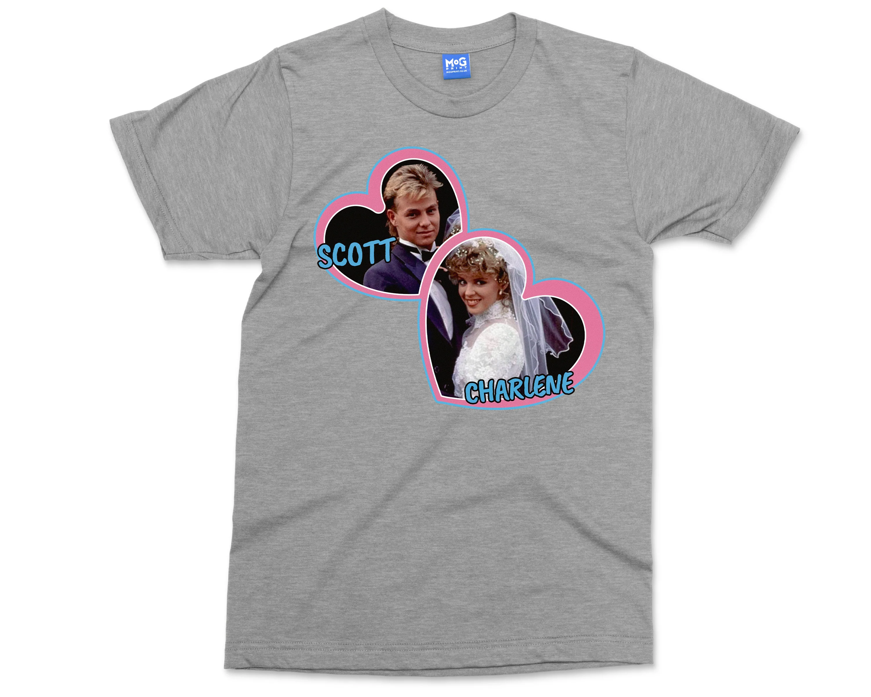 Scott and Charlene Wedding T-shirt, Funny Neighbours Inspired, Retro Vintage Rock Band 80's 90's Gift Shirt, Men Women Ladies Tee Top - Image 4