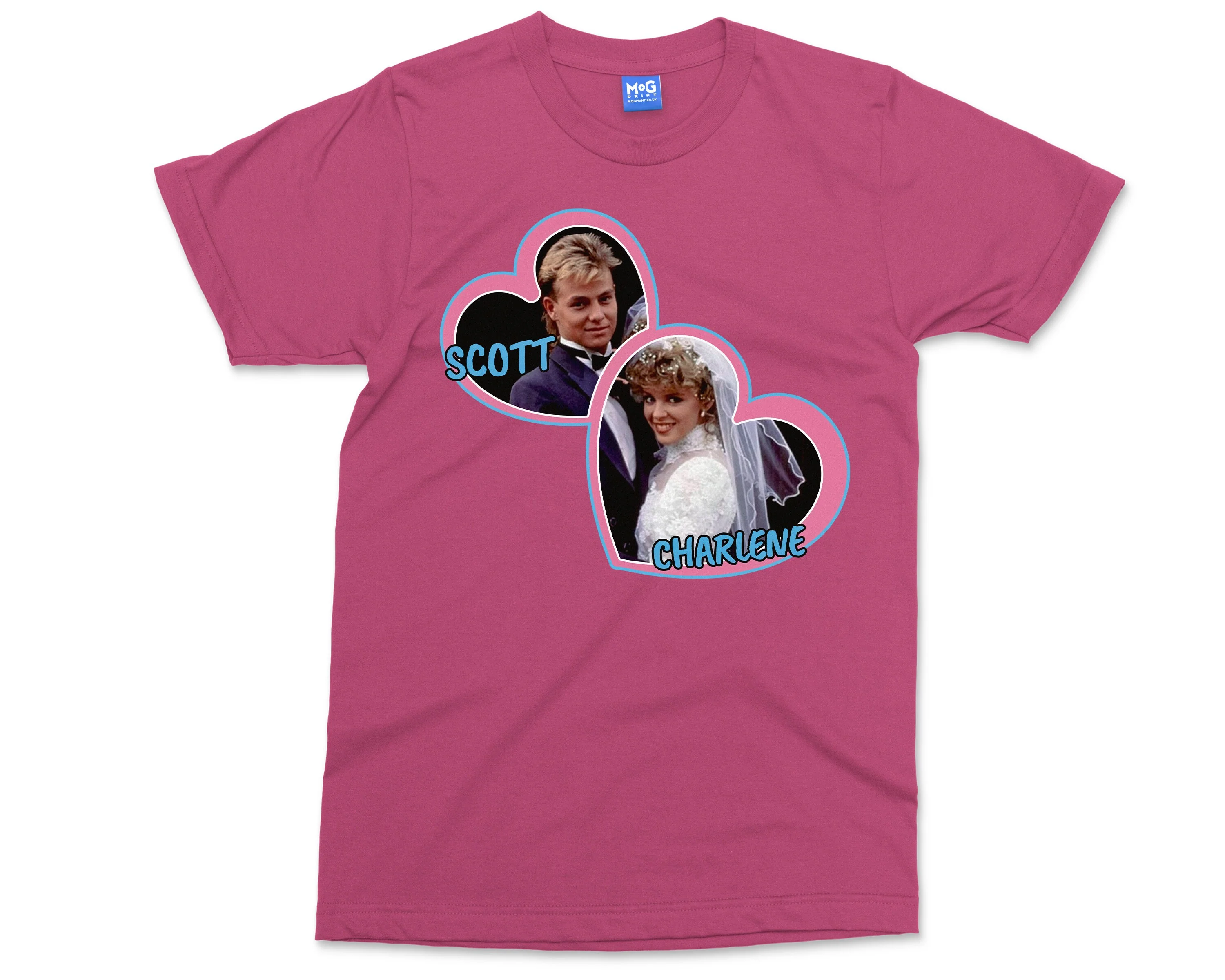 Scott and Charlene Wedding T-shirt, Funny Neighbours Inspired, Retro Vintage Rock Band 80's 90's Gift Shirt, Men Women Ladies Tee Top - Image 5