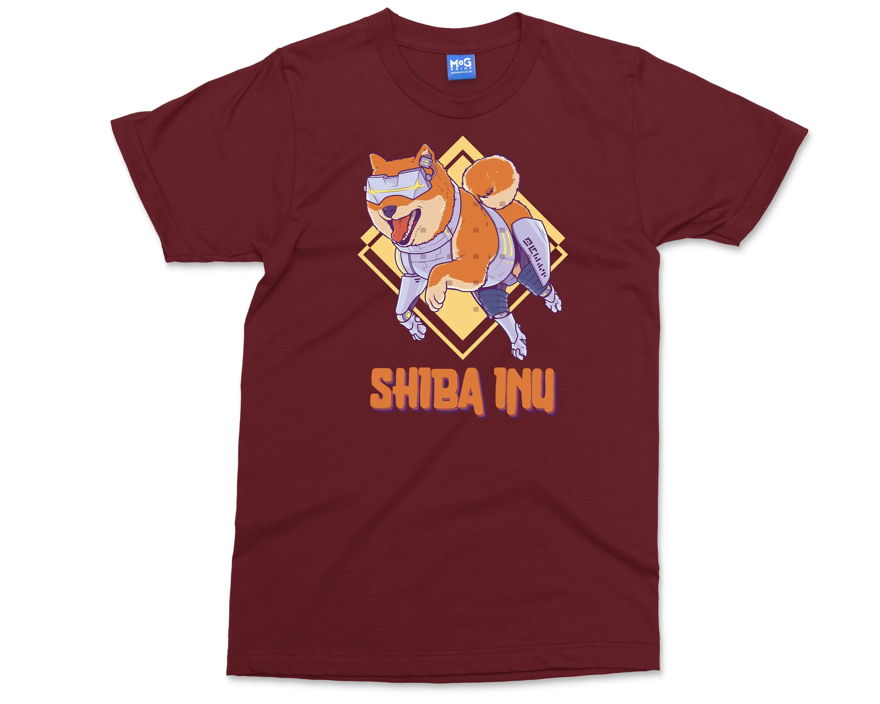 Shiba Inu Logo Cyberpunk Edition T-shirt Crypto Shiba inu Army Vaporwave Army Crypto-Metaverse ShibaToken-Cryptocurrency Coin T-Shirt Gift - Image 2