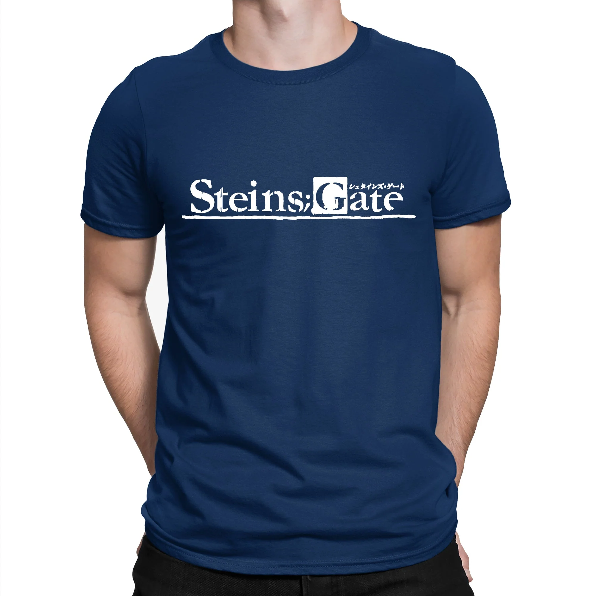 Steins Gate Logo T-shirt Time Travel Anime Lover Tee Manga Reader Gift - Image 3