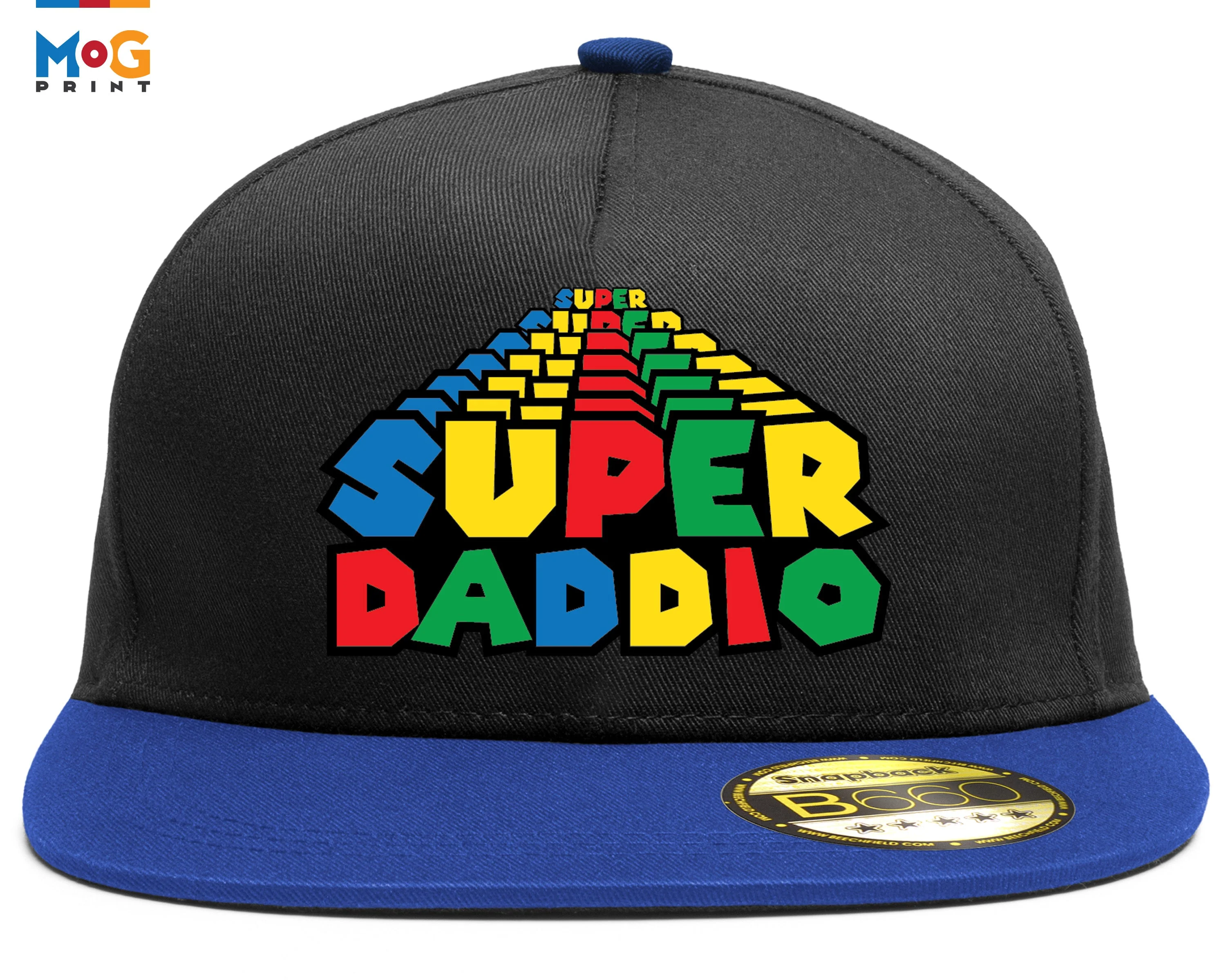 Super Daddio Snapback Cap, New Dad Unisex Adult Cap, Super Game-Themed Hat, Gaming Trendy Cap, Dad Announcement Gamer Father's Day Gift - Image 3