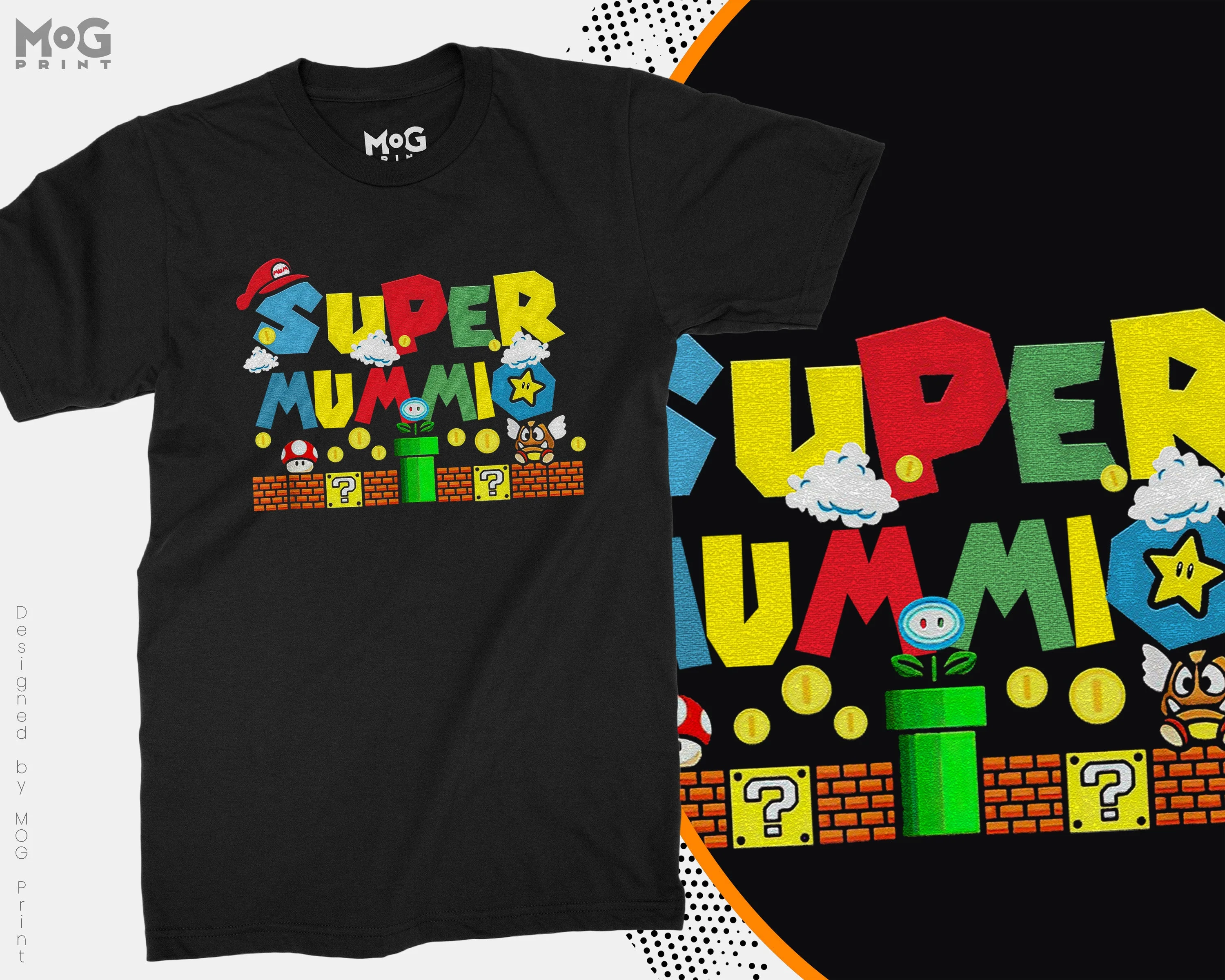 SUPER Mummio Daddio Kiddo T-SHIRT Mum/Dad/Papa/Kid Family MATCHING Super Mothers Day/Fathers Mummy Daddy Son Boys/Girls Mommio Gift Tee Tops - Image 4