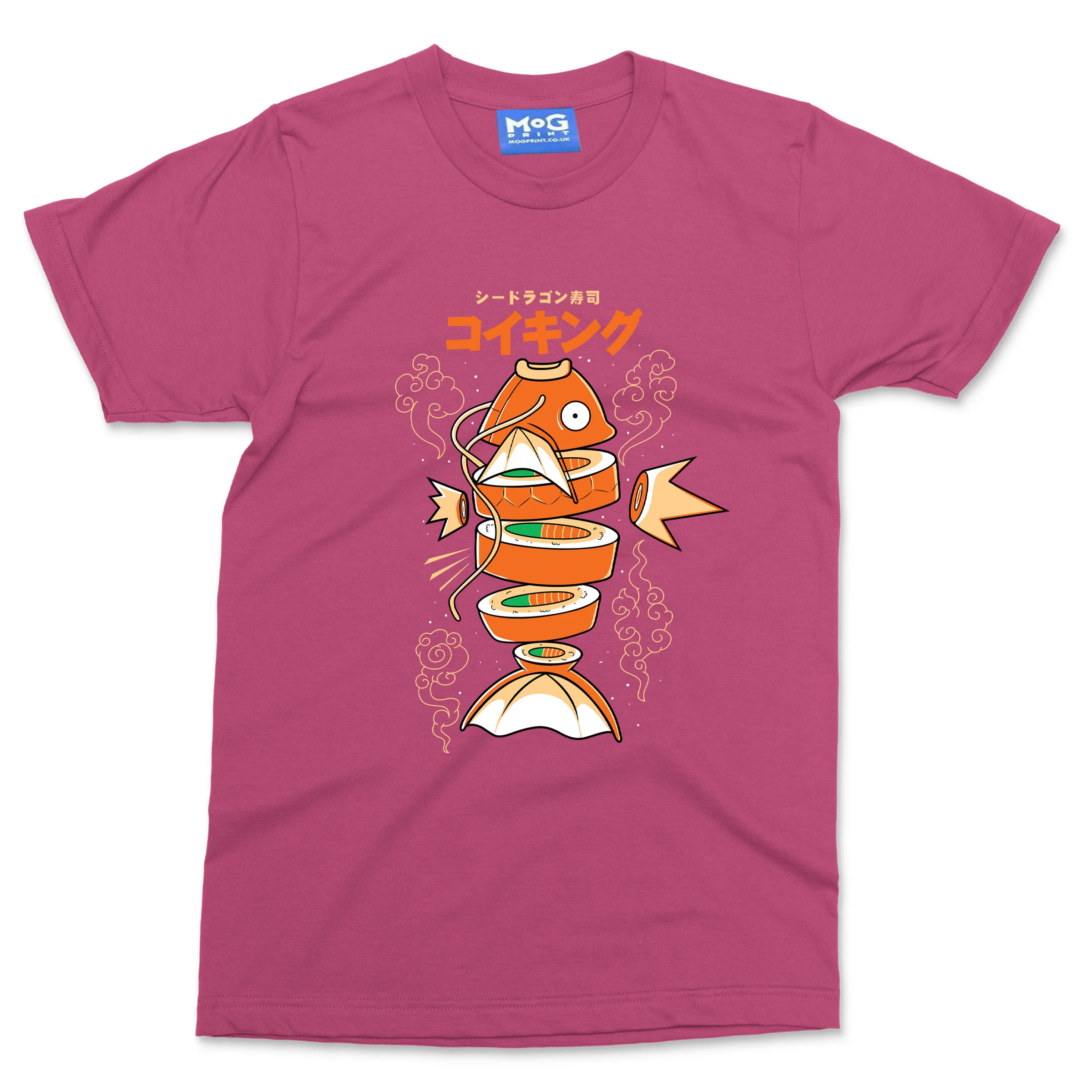 Sushi Carp Anime Fish T-shirt Funny Japanese Fish Sushi Food Lover Tourist Gift - Image 7