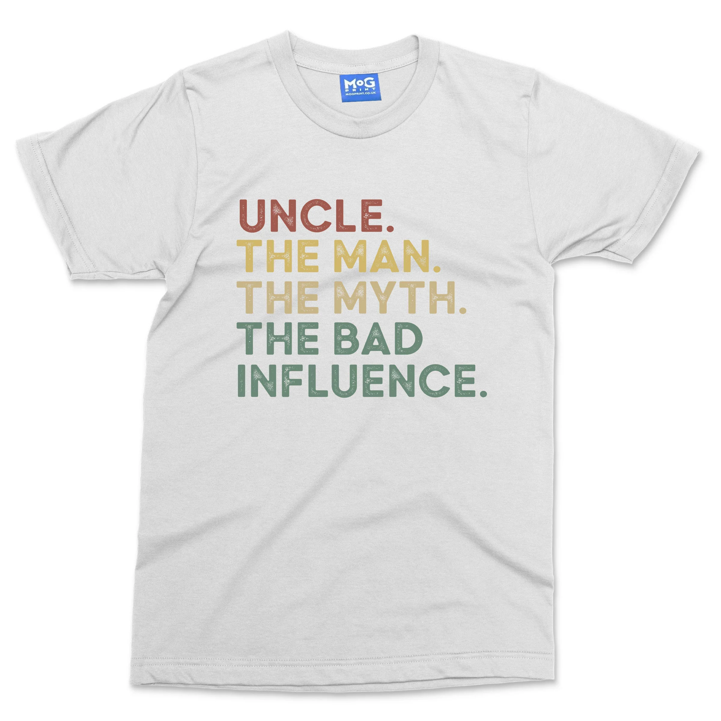 Uncle Gift T-shirt The Man Myth Legend Funny Family Tee Fathers Day Dad Mens Top - Image 3