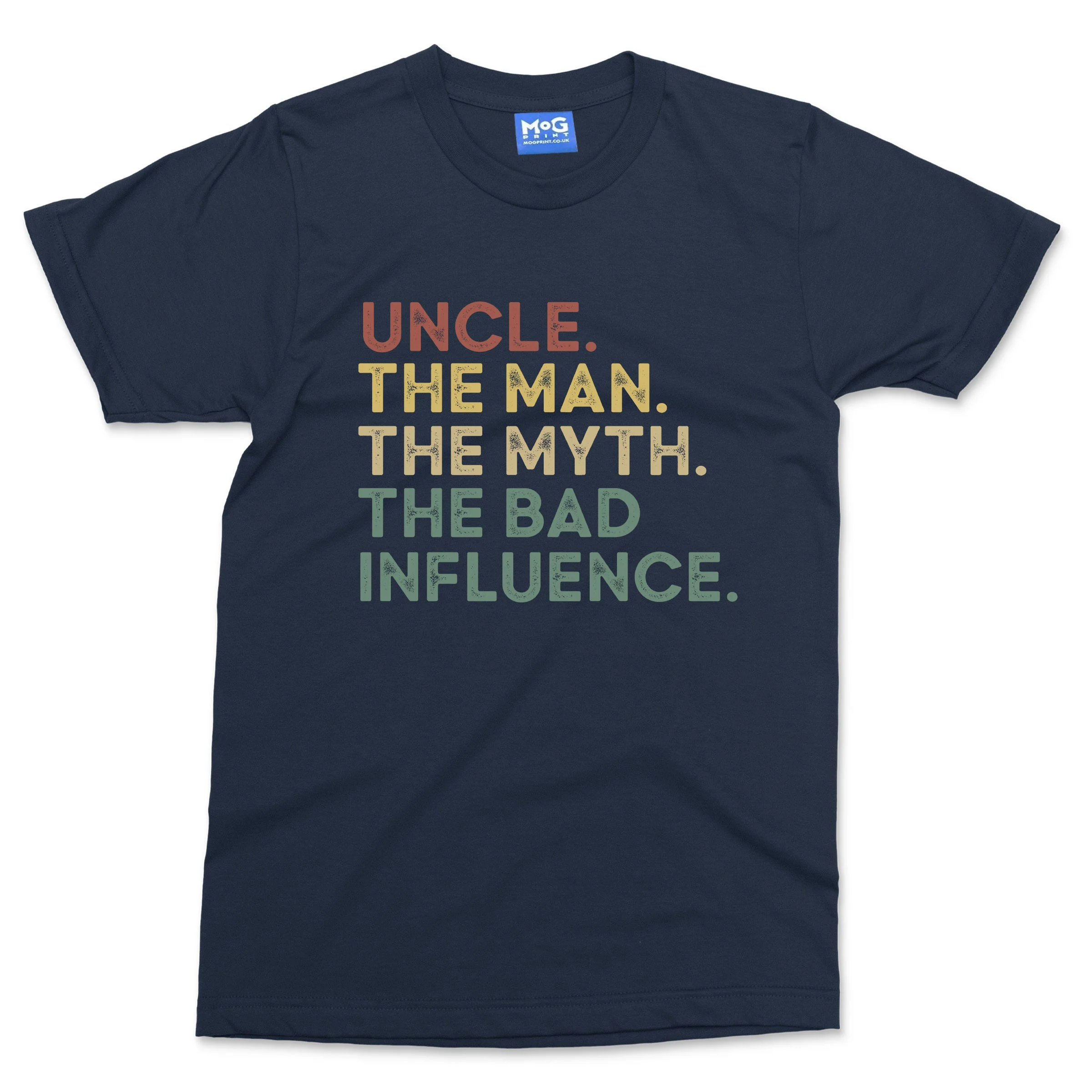 Uncle Gift T-shirt The Man Myth Legend Funny Family Tee Fathers Day Dad Mens Top - Image 4