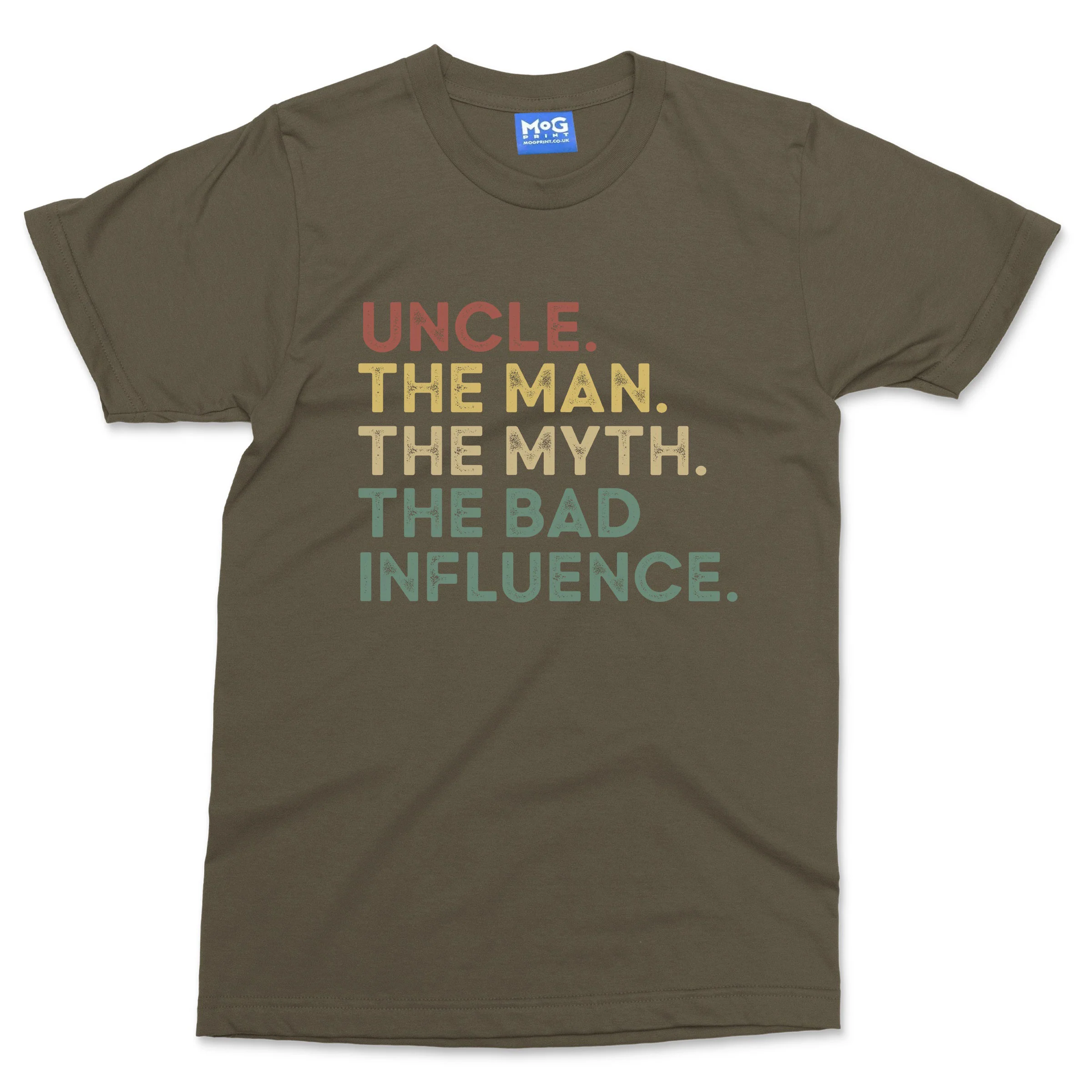 Uncle Gift T-shirt The Man Myth Legend Funny Family Tee Fathers Day Dad Mens Top - Image 8