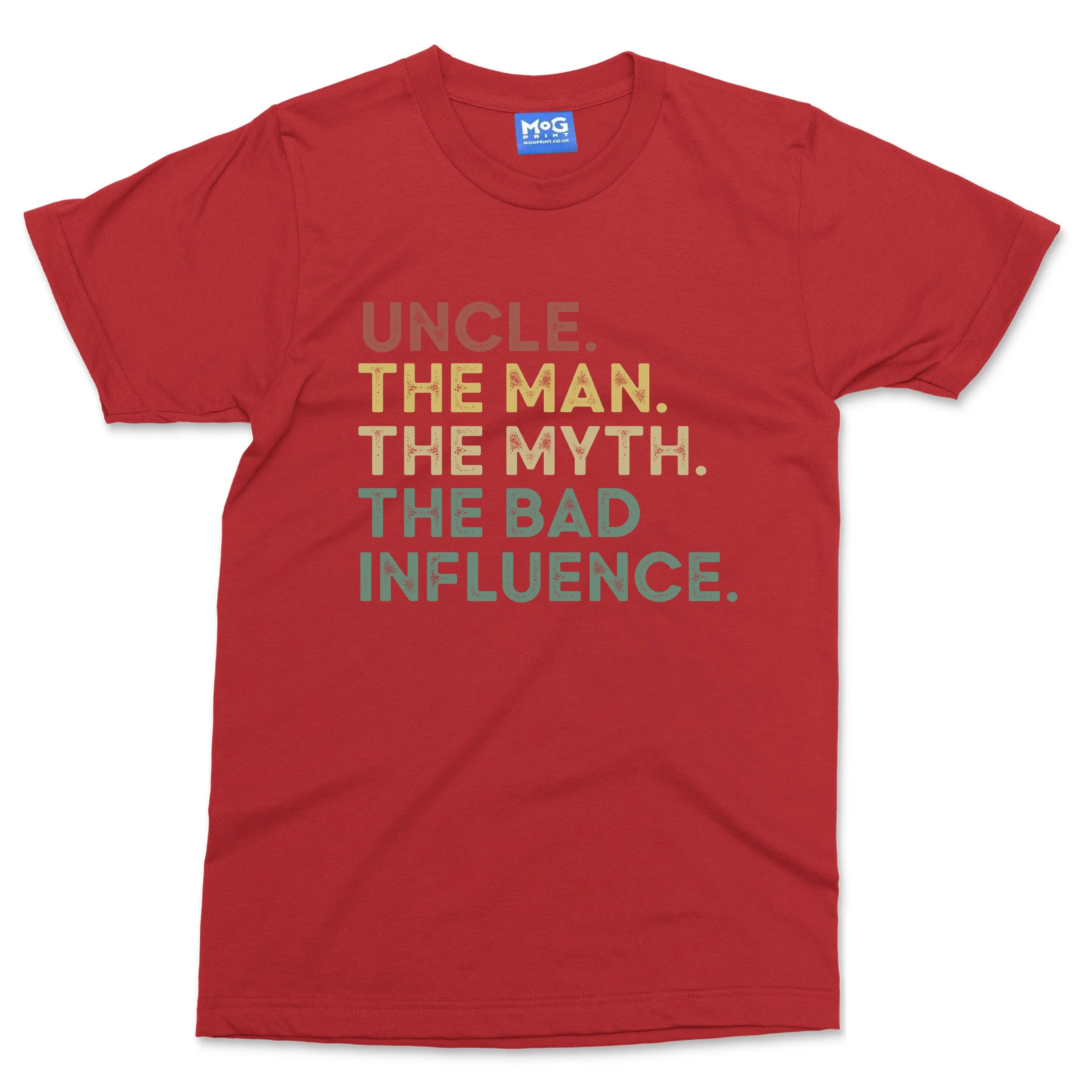 Uncle Gift T-shirt The Man Myth Legend Funny Family Tee Fathers Day Dad Mens Top - Image 9