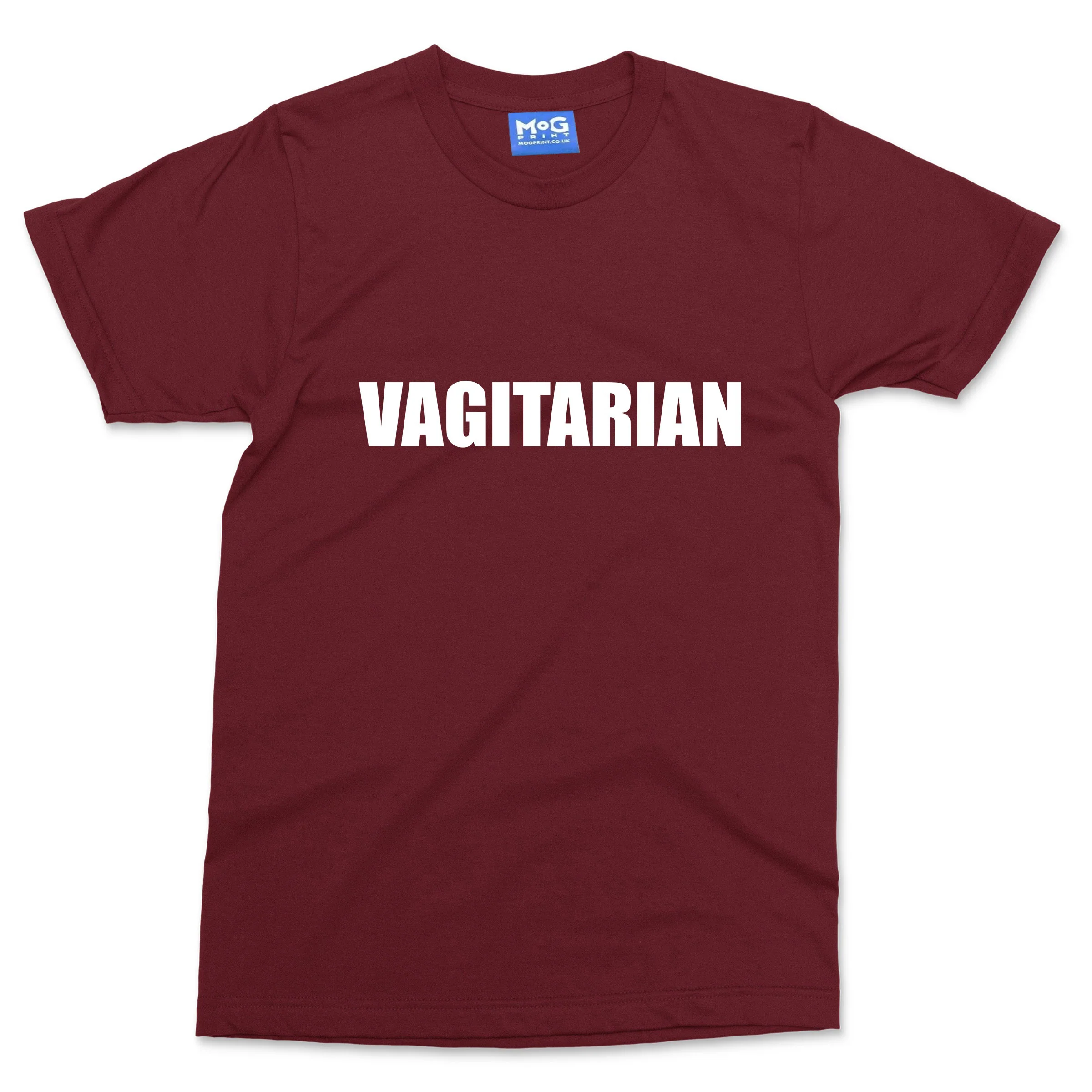 VAGITARIAN Slogan T-shirt Funny Rude Adult Tee Vegetarian Vegan Joke Top - Image 10