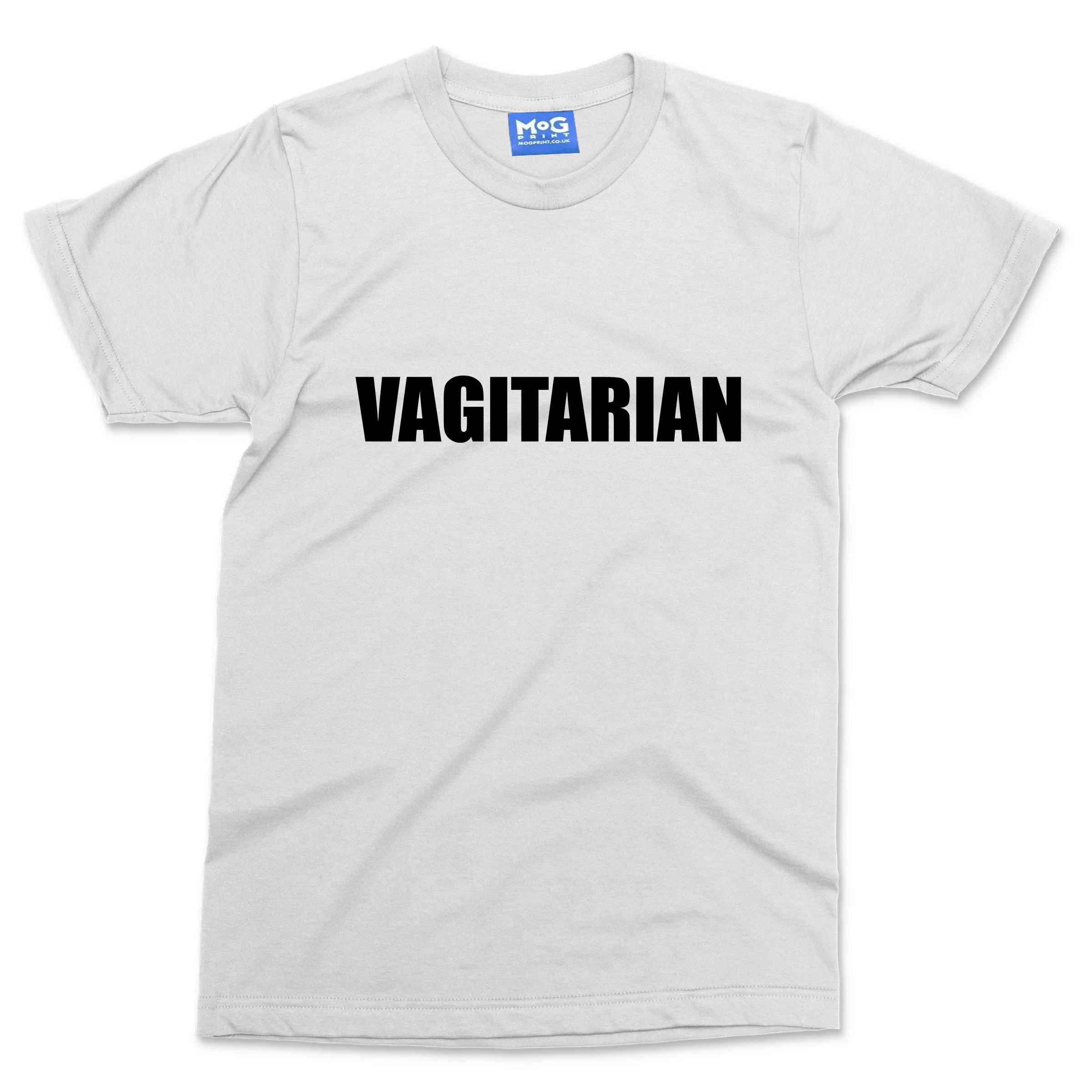 VAGITARIAN Slogan T-shirt Funny Rude Adult Tee Vegetarian Vegan Joke Top - Image 2