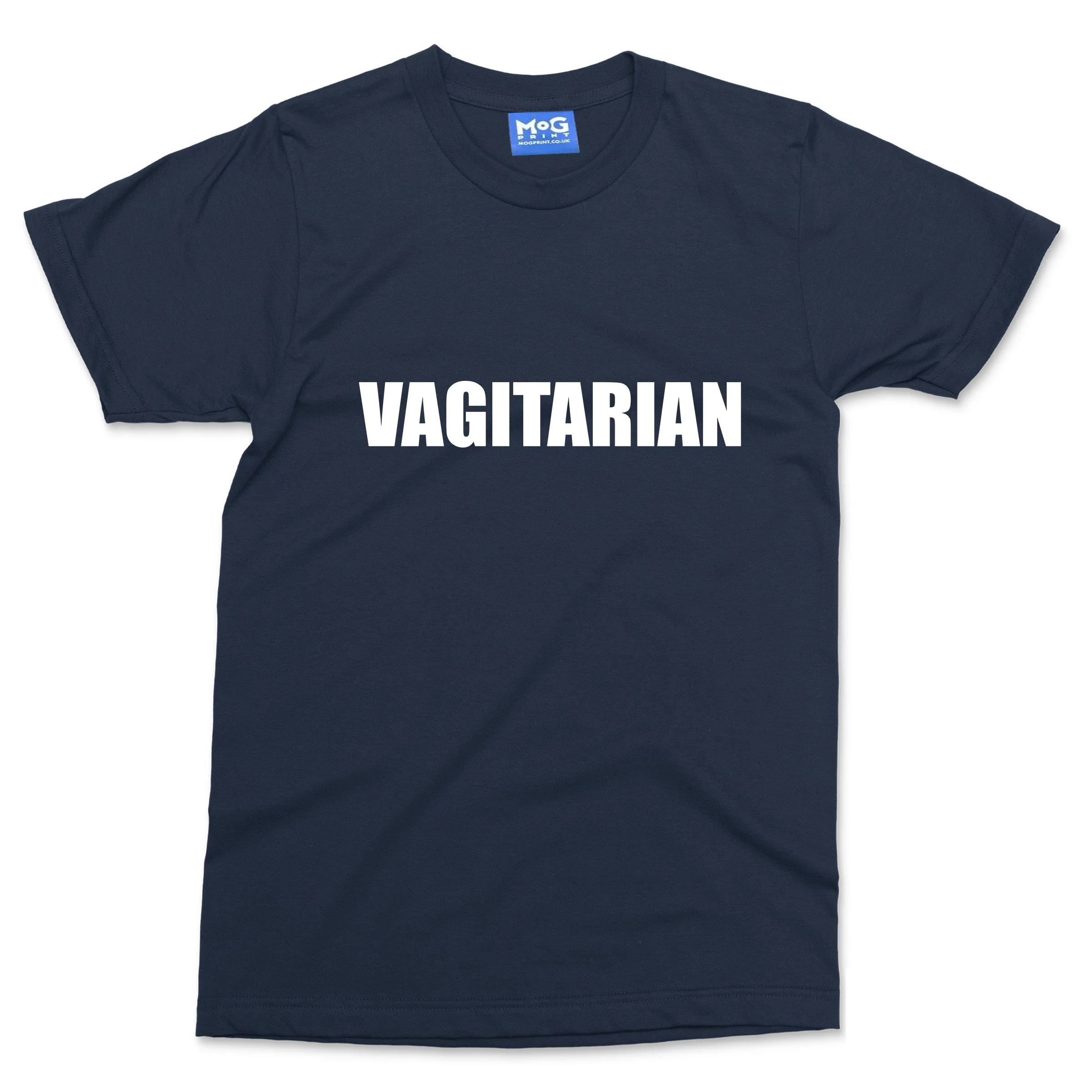 VAGITARIAN Slogan T-shirt Funny Rude Adult Tee Vegetarian Vegan Joke Top - Image 3