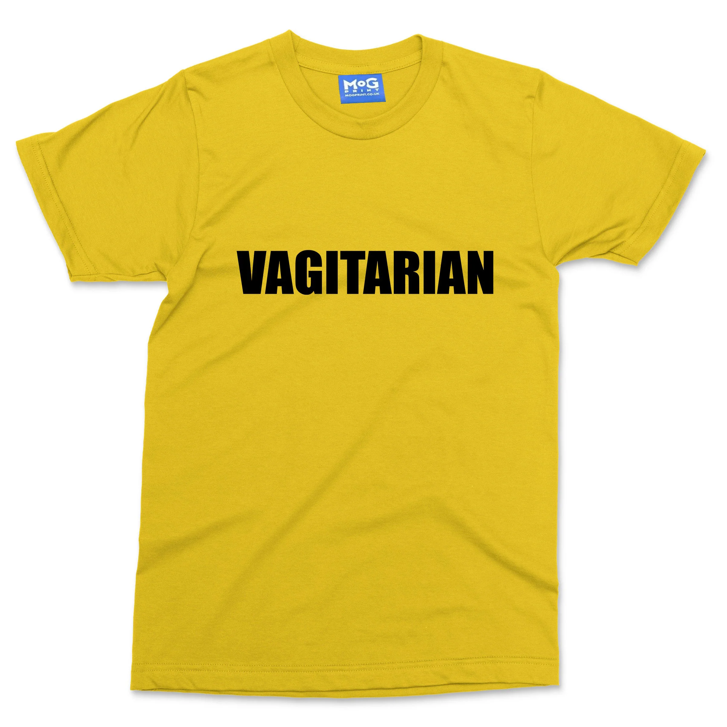 VAGITARIAN Slogan T-shirt Funny Rude Adult Tee Vegetarian Vegan Joke Top - Image 9
