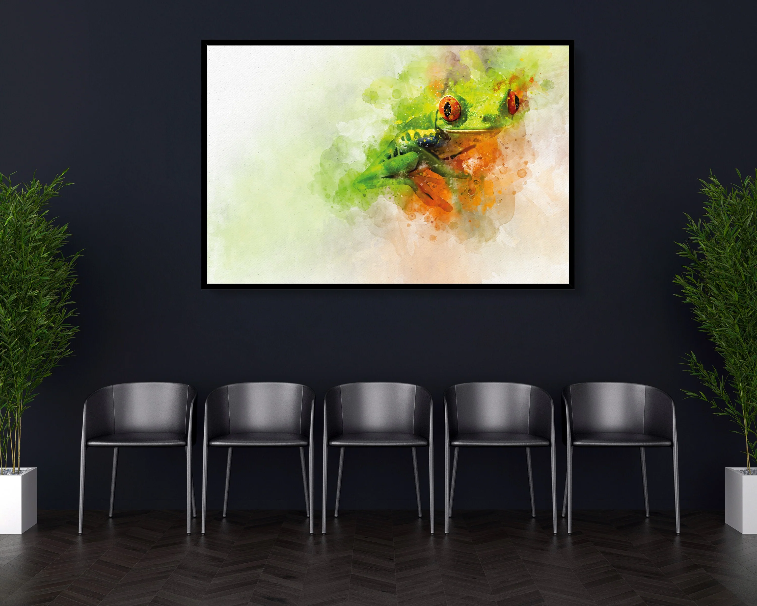 Watercolour Poster Portrait Styled Large Wall Art Poster Perfect Gift Home Decor, Premium Quality, Animal Poster Print from A4 - A0 - Image 3