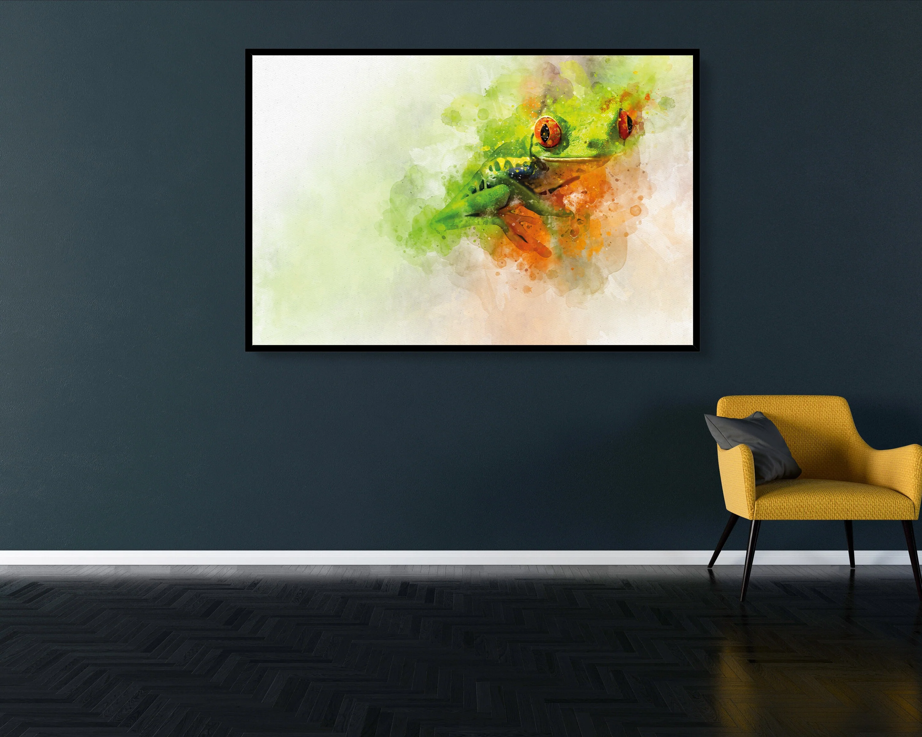 Watercolour Poster Portrait Styled Large Wall Art Poster Perfect Gift Home Decor, Premium Quality, Animal Poster Print from A4 - A0 - Image 5