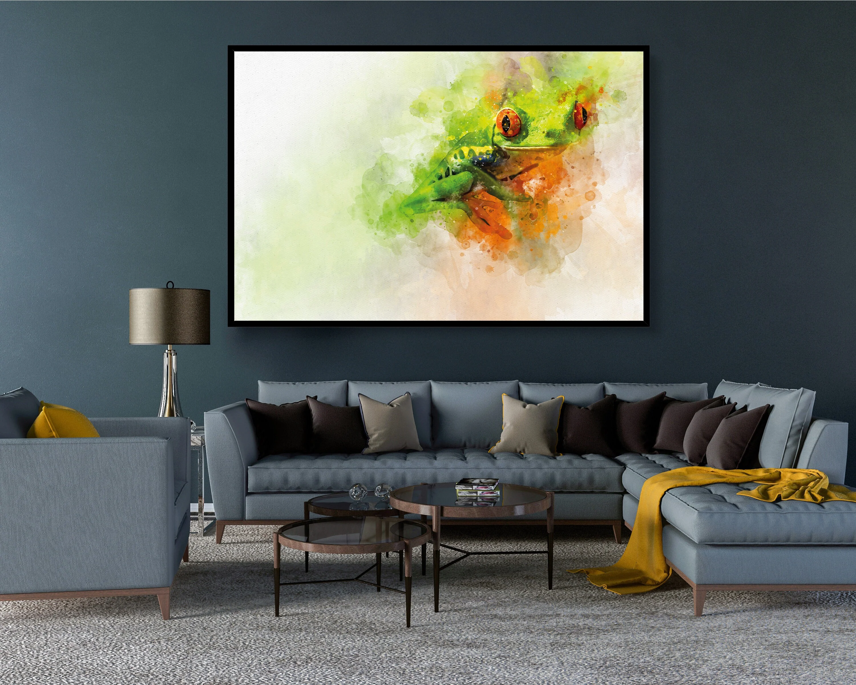 Watercolour Poster Portrait Styled Large Wall Art Poster Perfect Gift Home Decor, Premium Quality, Animal Poster Print from A4 - A0 - Image 7